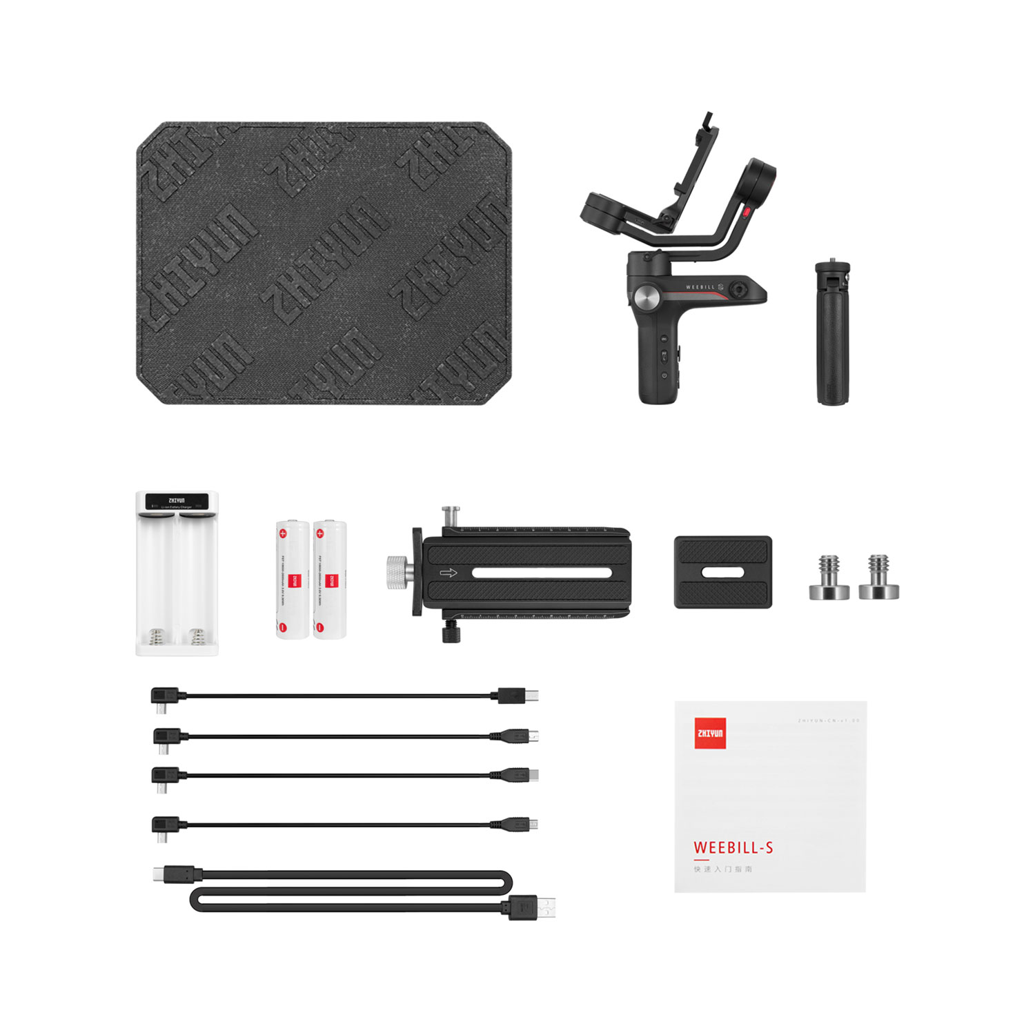 Stabilisateur à cardan pour appareil photo sans miroir/reflex numérique WEEBILL-S de Zhiyun