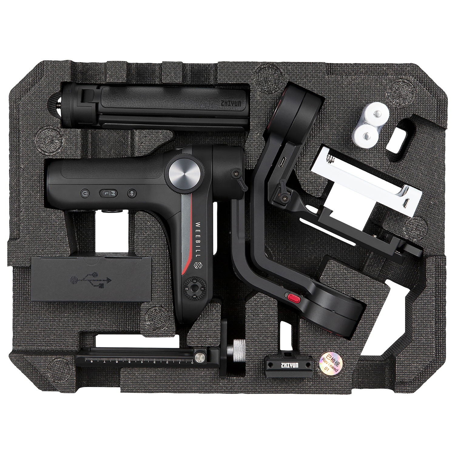 Stabilisateur à cardan pour appareil photo sans miroir/reflex numérique WEEBILL-S de Zhiyun