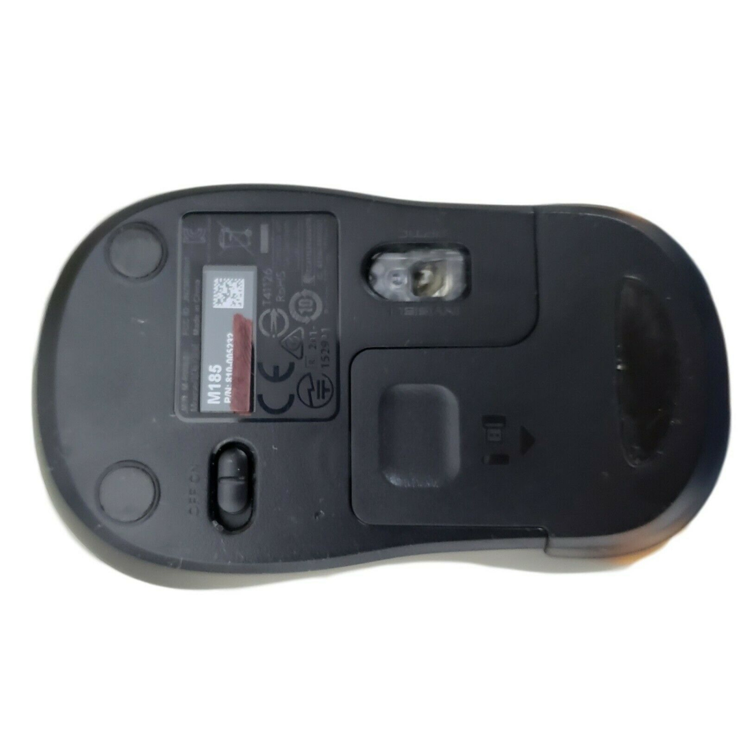 Remis à neuf – Souris optique sans fil M185 de Logitech, Nanorécepteur USB, portable PC Mac