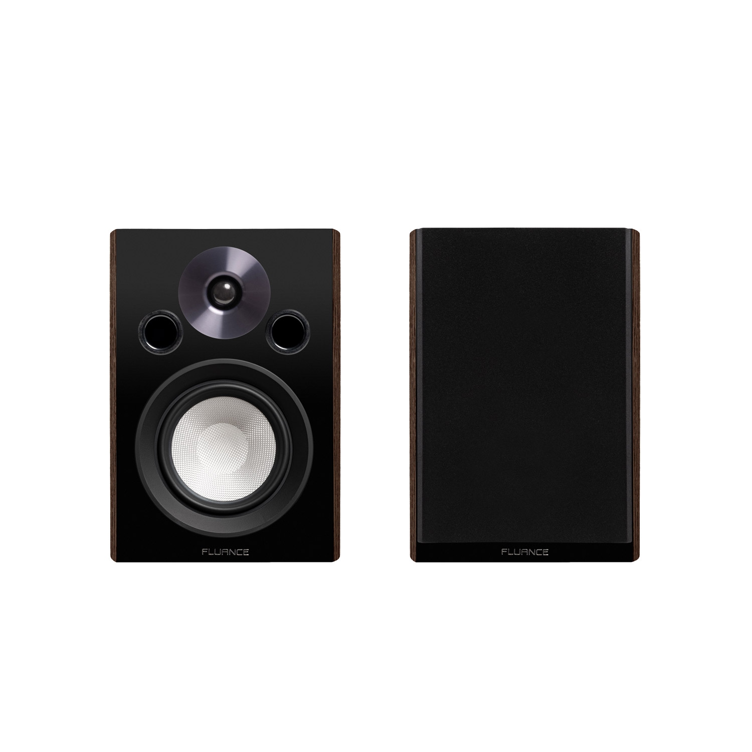 Fluance Reference Compact Surround Sound Home Theater 5.0 Channel Speaker System - Natural Walnut