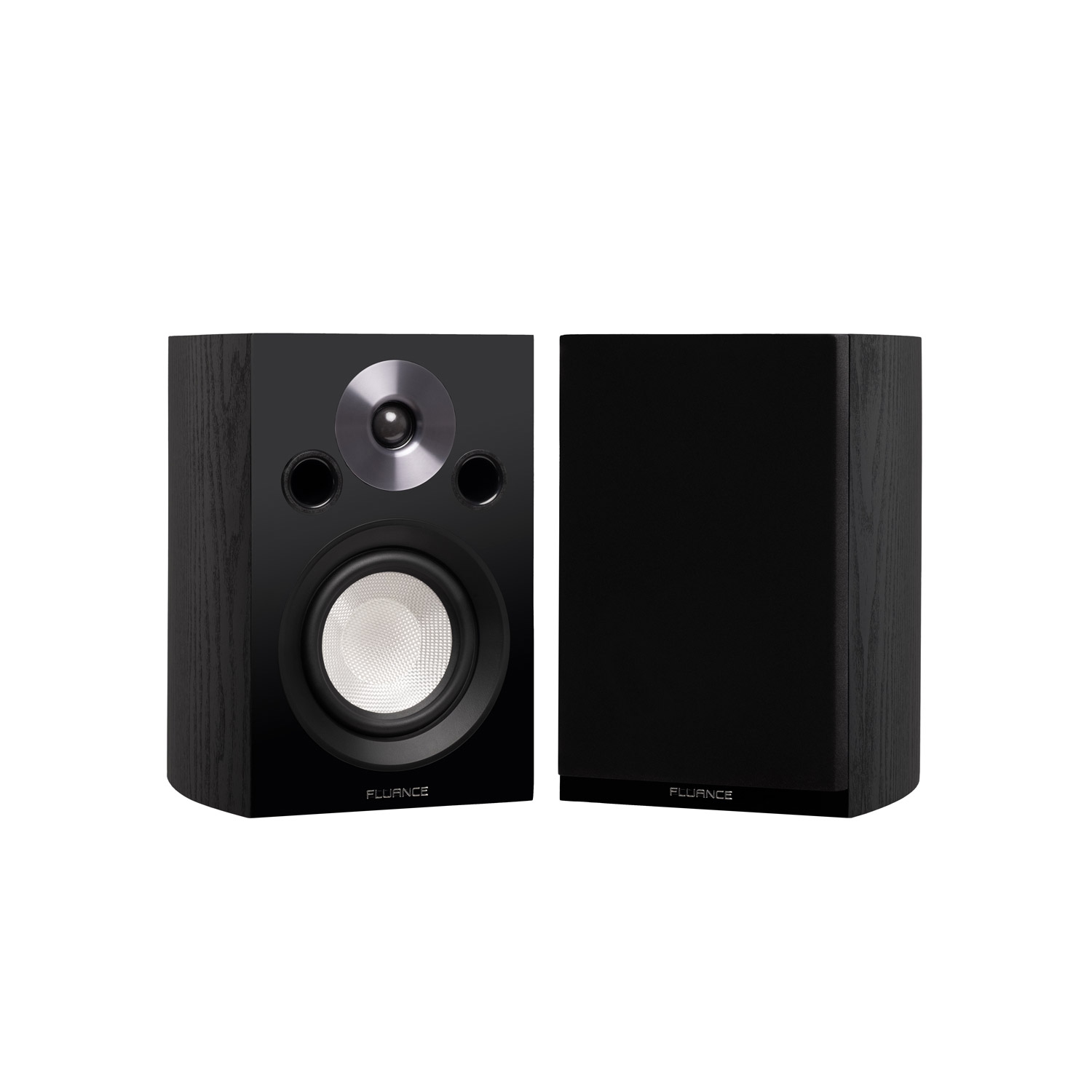 Fluance Reference Compact Surround Sound Home Theater 5.1 Channel Speaker System - Black Ash