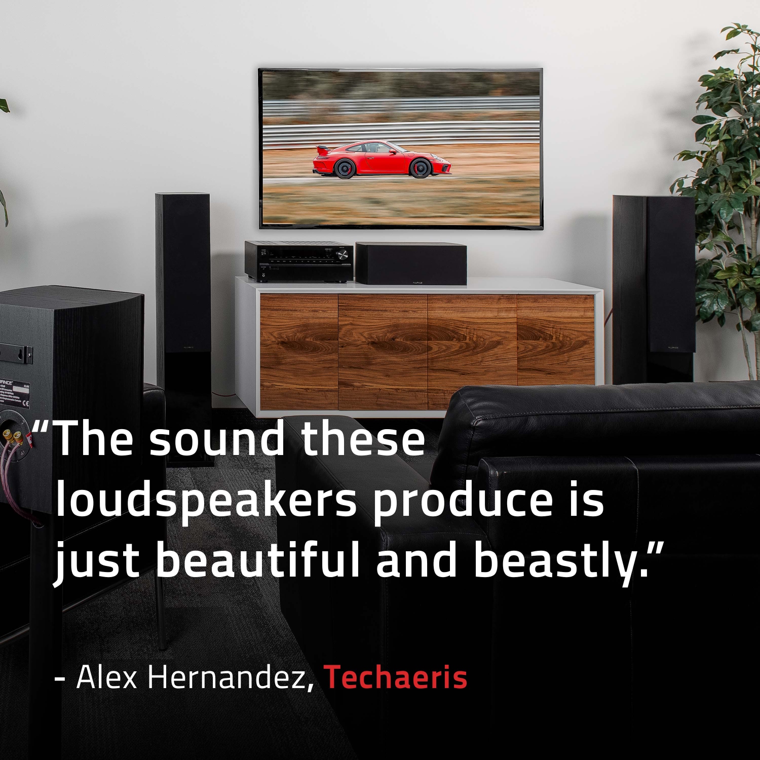 Système de haut-parleurs de cinéma maison ambiophonique 5.0 canaux Reference High performance de Fluance