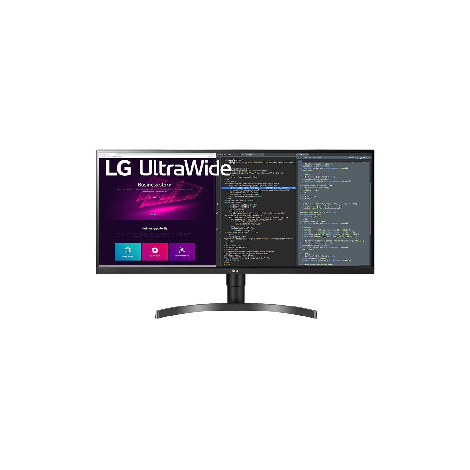 LG 34'' 21:9 WQHD IPS HDR10 Monitor with FreeSync
