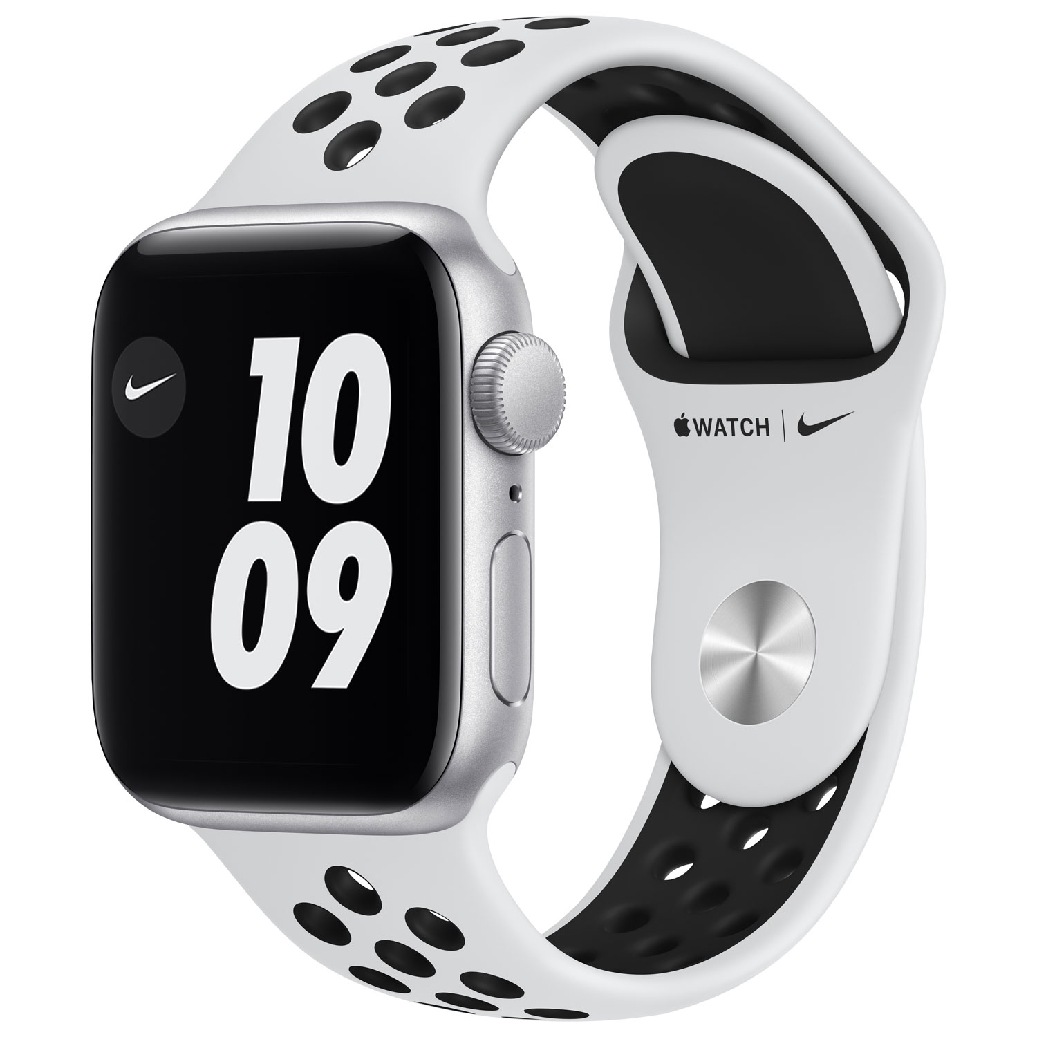 Apple Watch Nike Series 6 (GPS) 40mm Silver Aluminum Case with Pure Platinum/Black Nike Sport Band