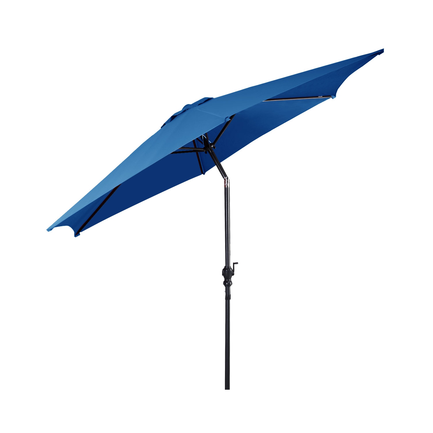 Costway 9FT Patio Umbrella Patio Market Steel Tilt W/ Crank Outdoor Yard Garden