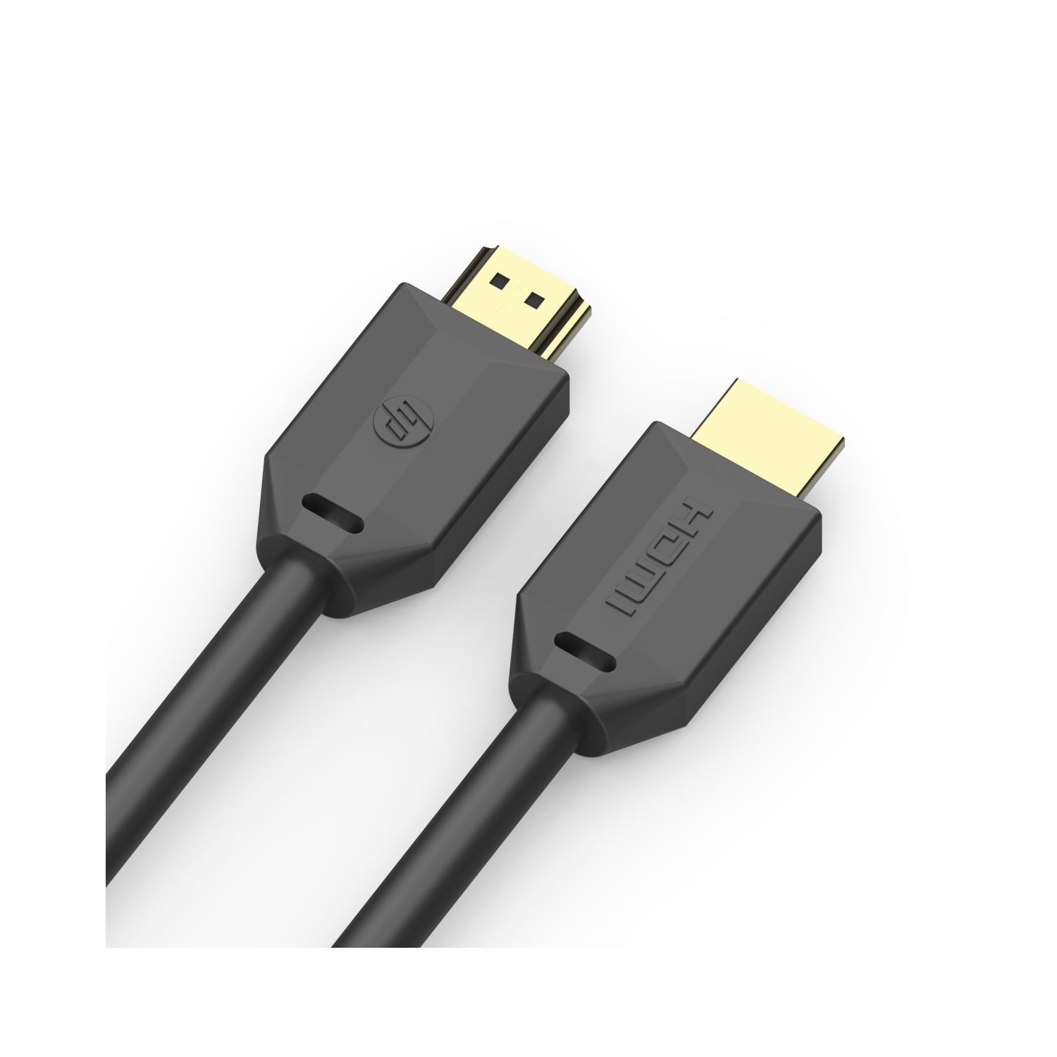 HP - Câbles HDMI 2.0 Haute Vitesse, 18 Gpbs, 4K, 30 AWG, 60 Hz, Longeur de 2 Mètre, Noir