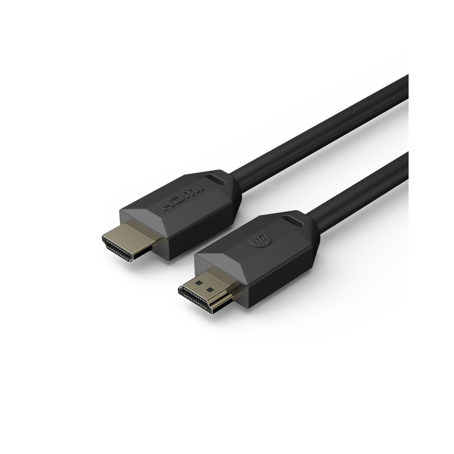 HP - Câbles HDMI 2.0 Haute Vitesse, 18 Gpbs, 4K, 30 AWG, 60 Hz, Longeur de 2 Mètre, Noir
