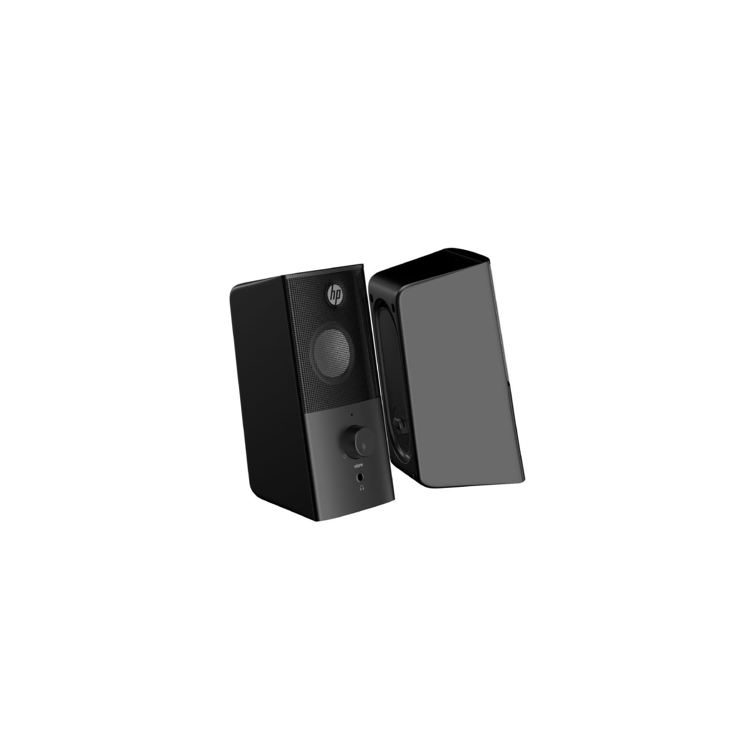HP Stereo Computer Speakers with 3.5mm Jack and USB Power, Black