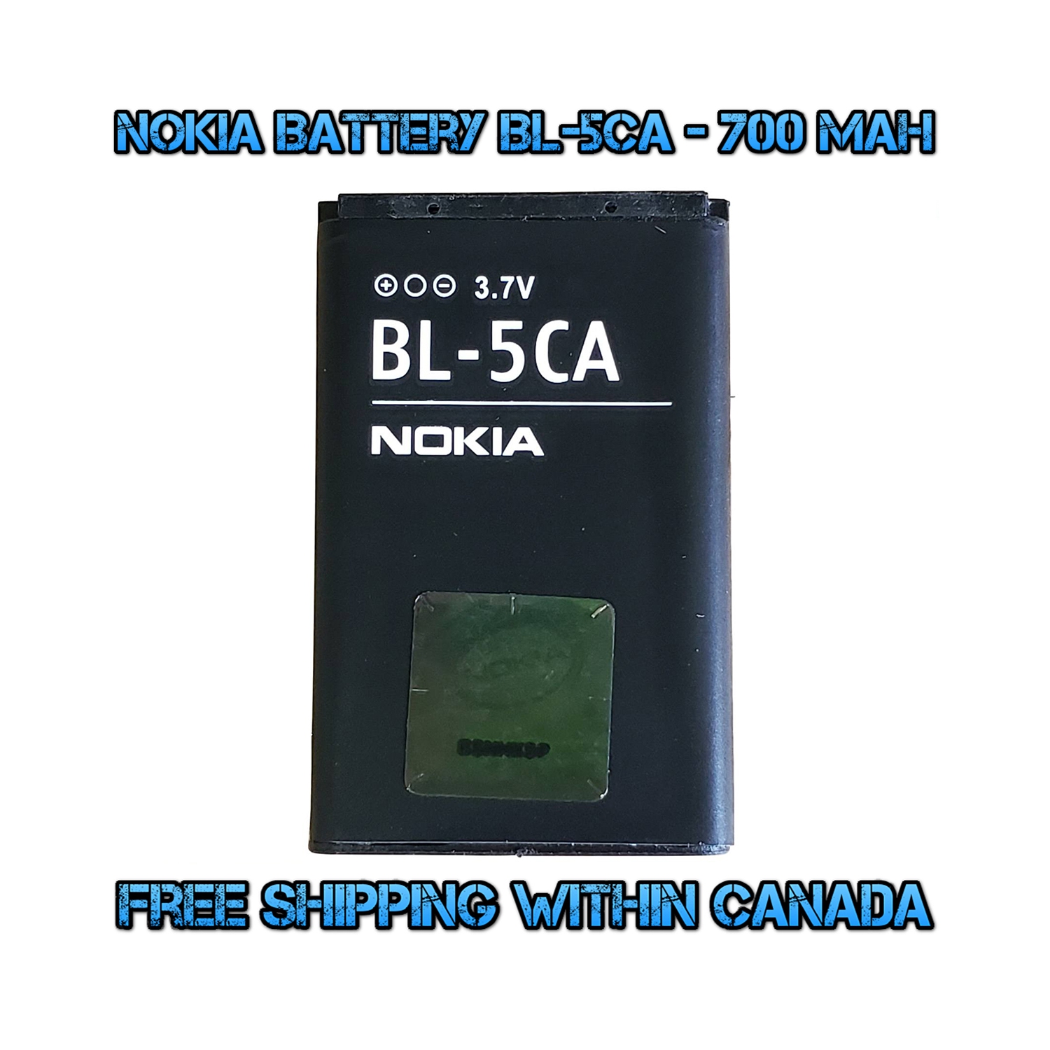 New OEM Replacement Battery Model BL-5CA 700 mAh for Nokia 1112 1116 1200 1208 1208b 1209 1680 1681 1682 2322 - (FREE SHIPPING)