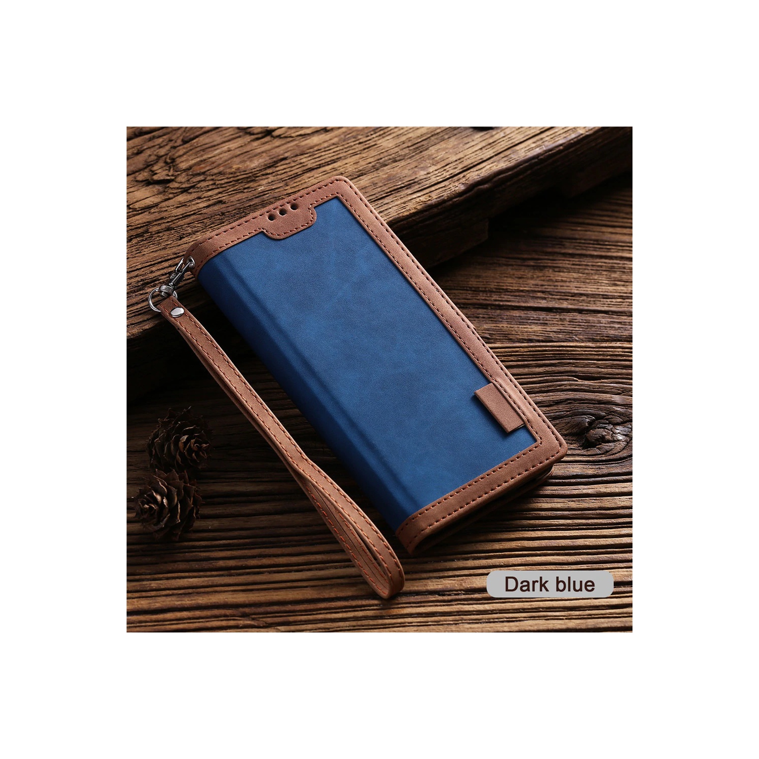 Étui à rabat en cuir vintage pour iPhone avec emplacements pour cartes, béquille et fermeture magnétique Pour Samsung Note 10 PLUS