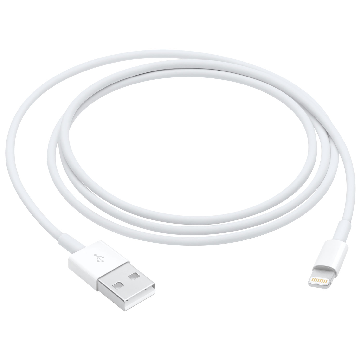 Apple 1m (3.28 ft.) USB/Lightning Cable (MXLY2AM/A) - White