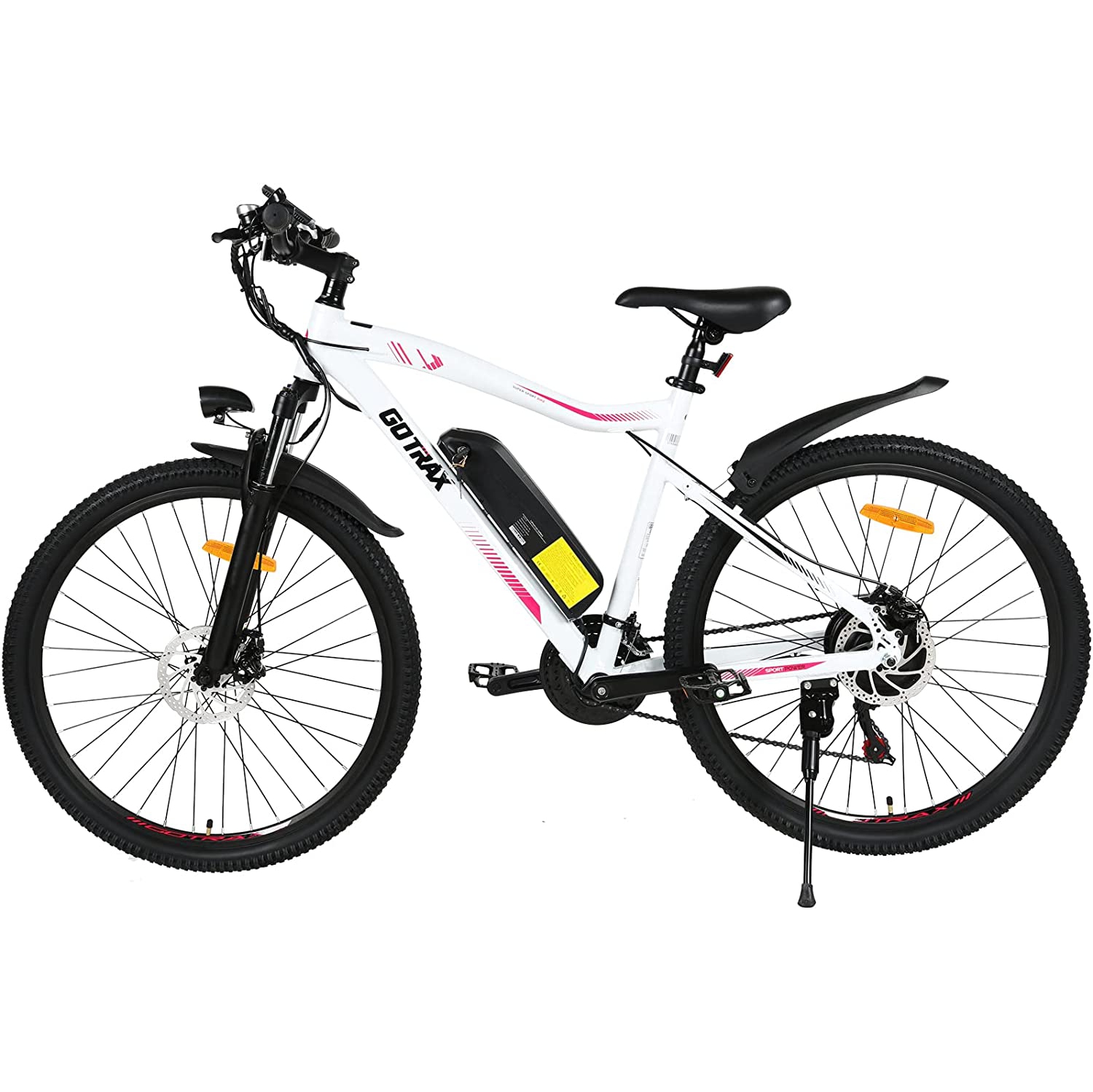 GOTRAX EBE3 27.5inch Electric Bike with 48V 10Ah Removable Lithium-Ion Battery, 500W Powerful Motor, Shimano Professional 7 Speed Gears, Alloy Frame