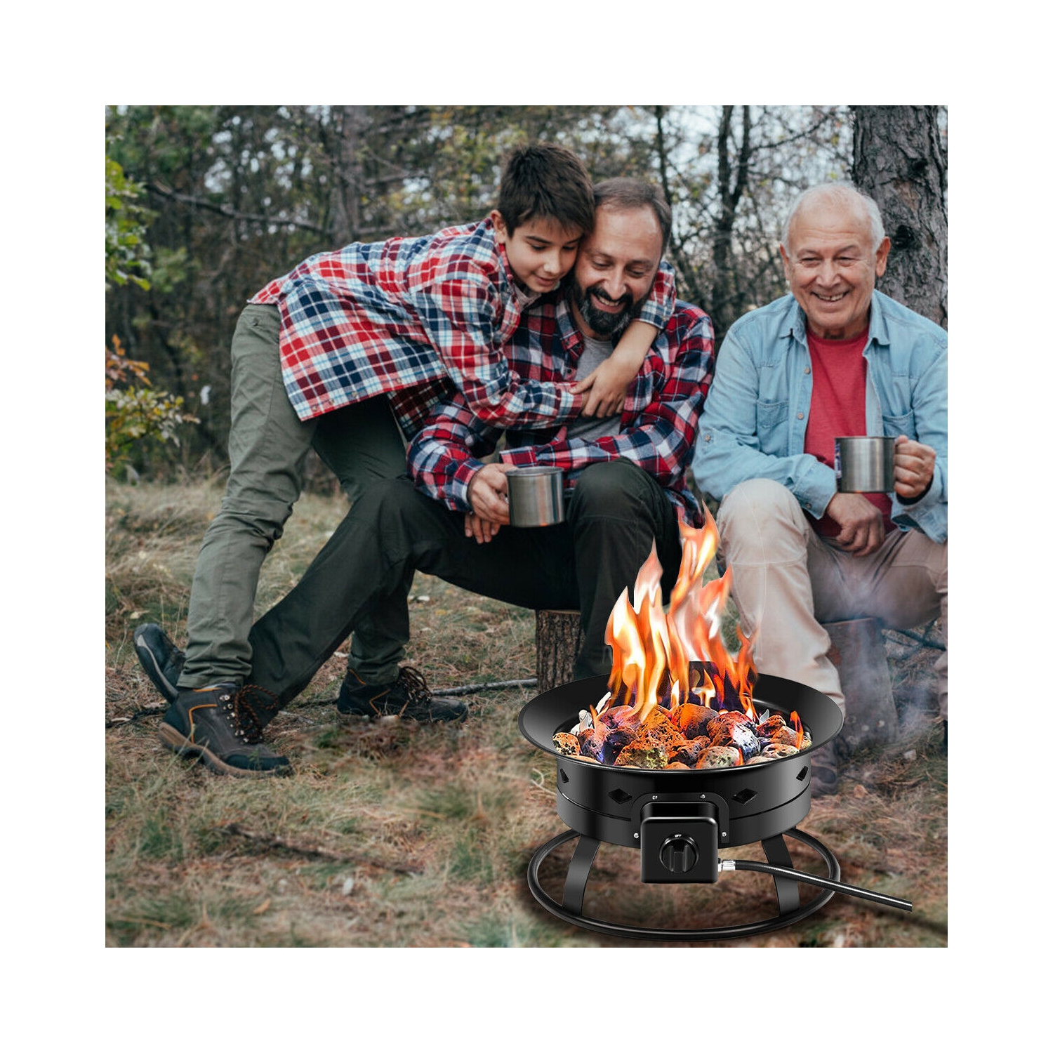 Brasero portable au propane Costway – 58&nbsp;000 BTU