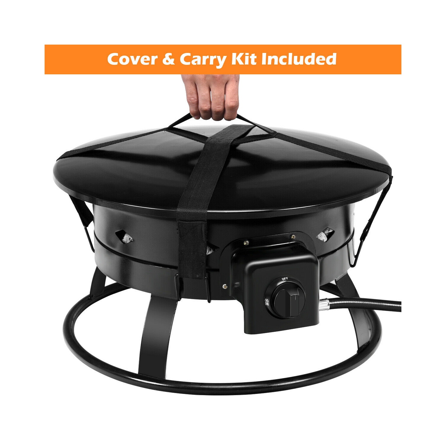 Brasero portable au propane Costway – 58&nbsp;000 BTU