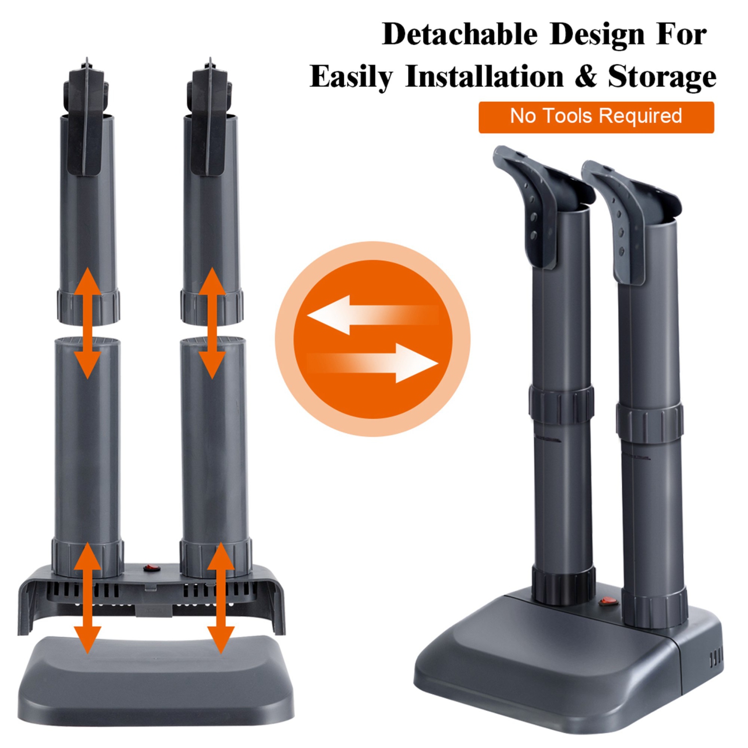 Costway Electric Shoe Dryer Mighty Boot Warmer Glove Dryer Prevent Odor Mold & Bacteria