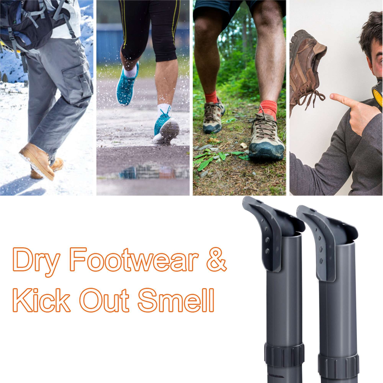 Costway Electric Shoe Dryer Mighty Boot Warmer Glove Dryer Prevent Odor Mold & Bacteria