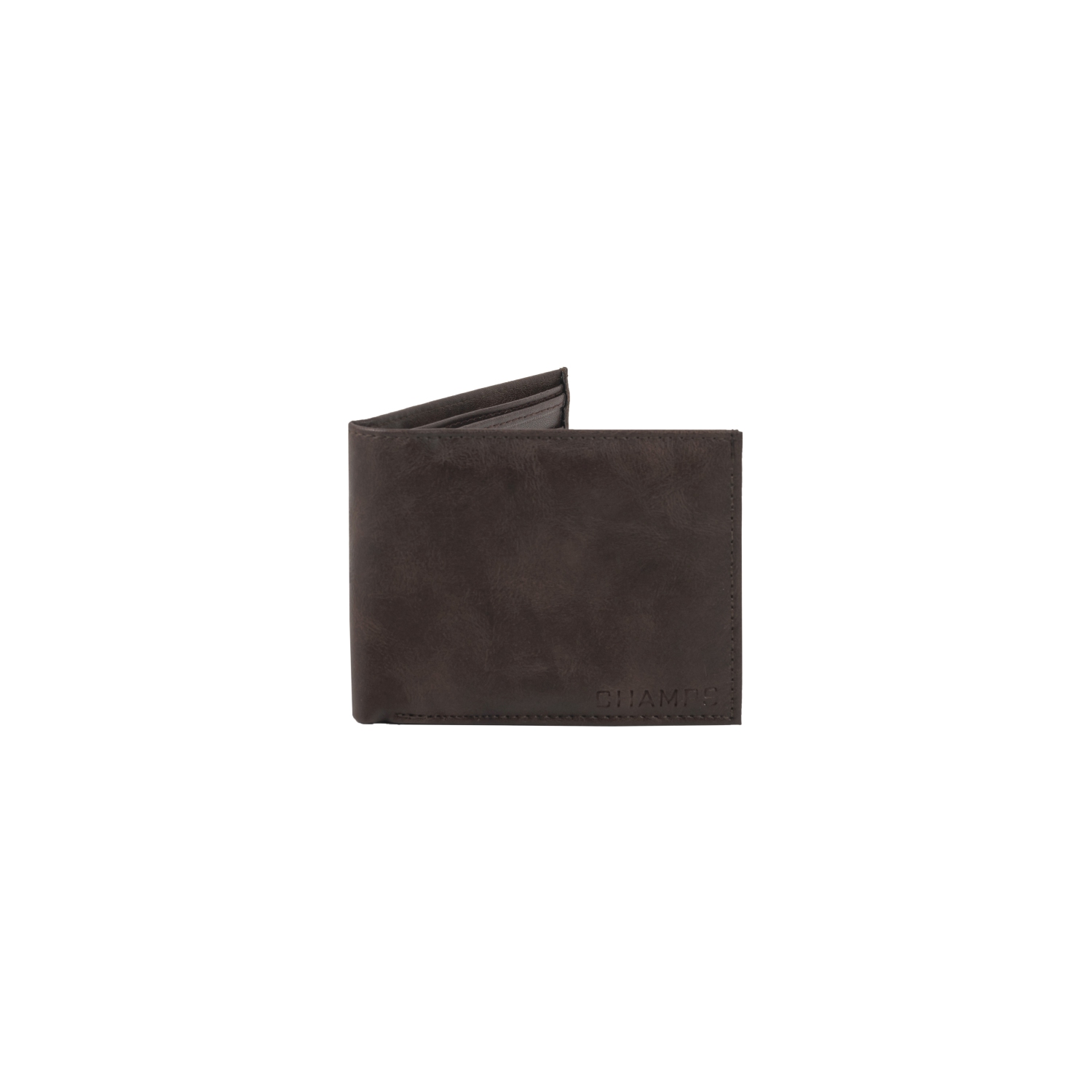 CHAMPS Vegan Leather RFID Wallet, Brown