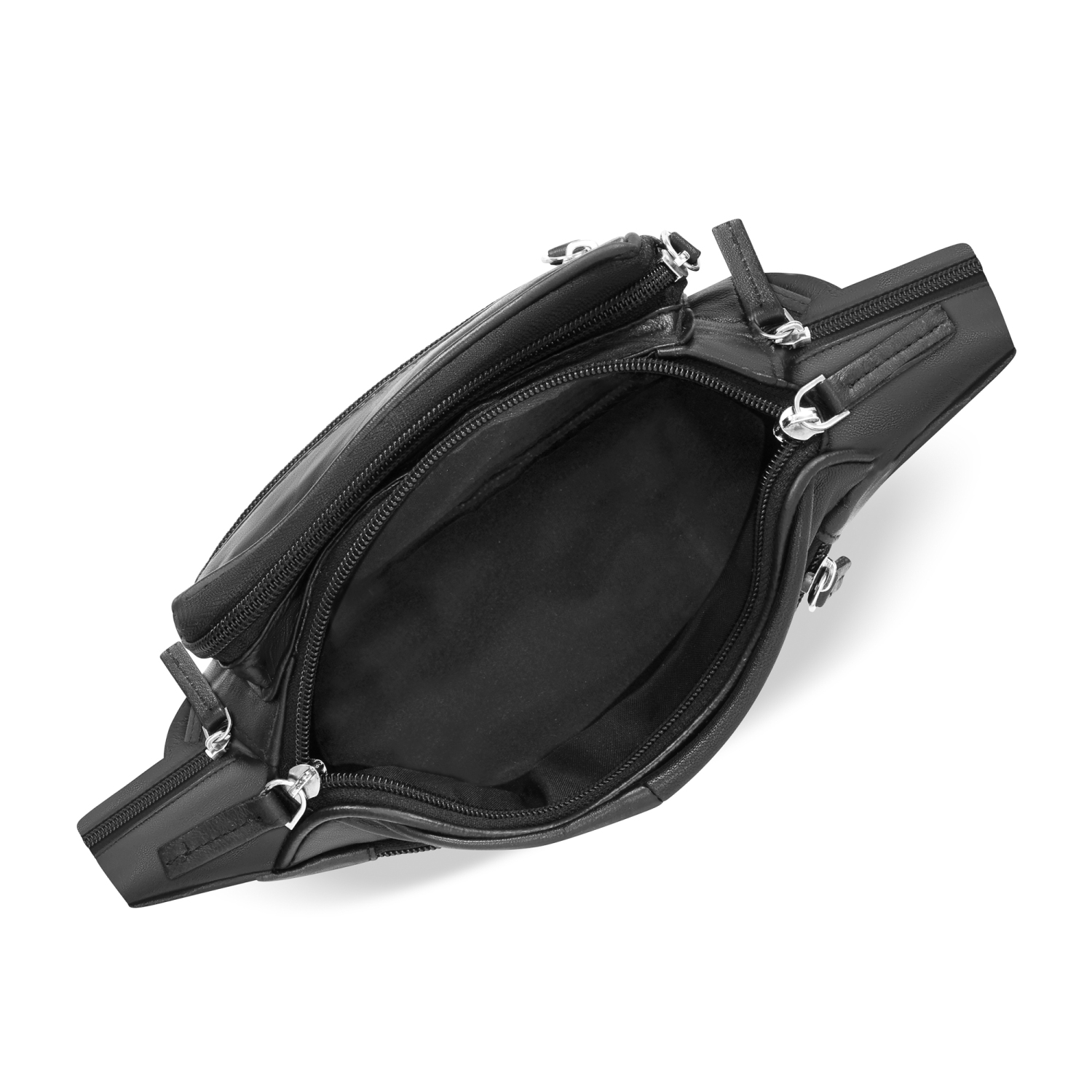 Classic Leather Waist-Pack-Black