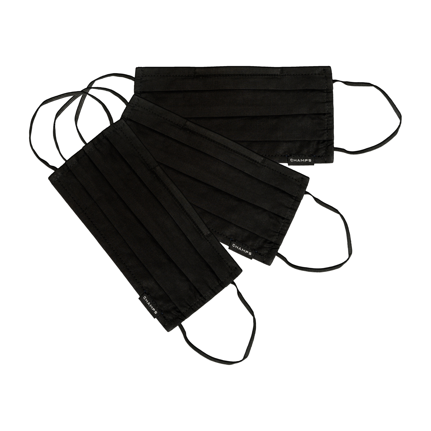 CHAMPS Mens Cotton 3 Layer Mask 3pc Set