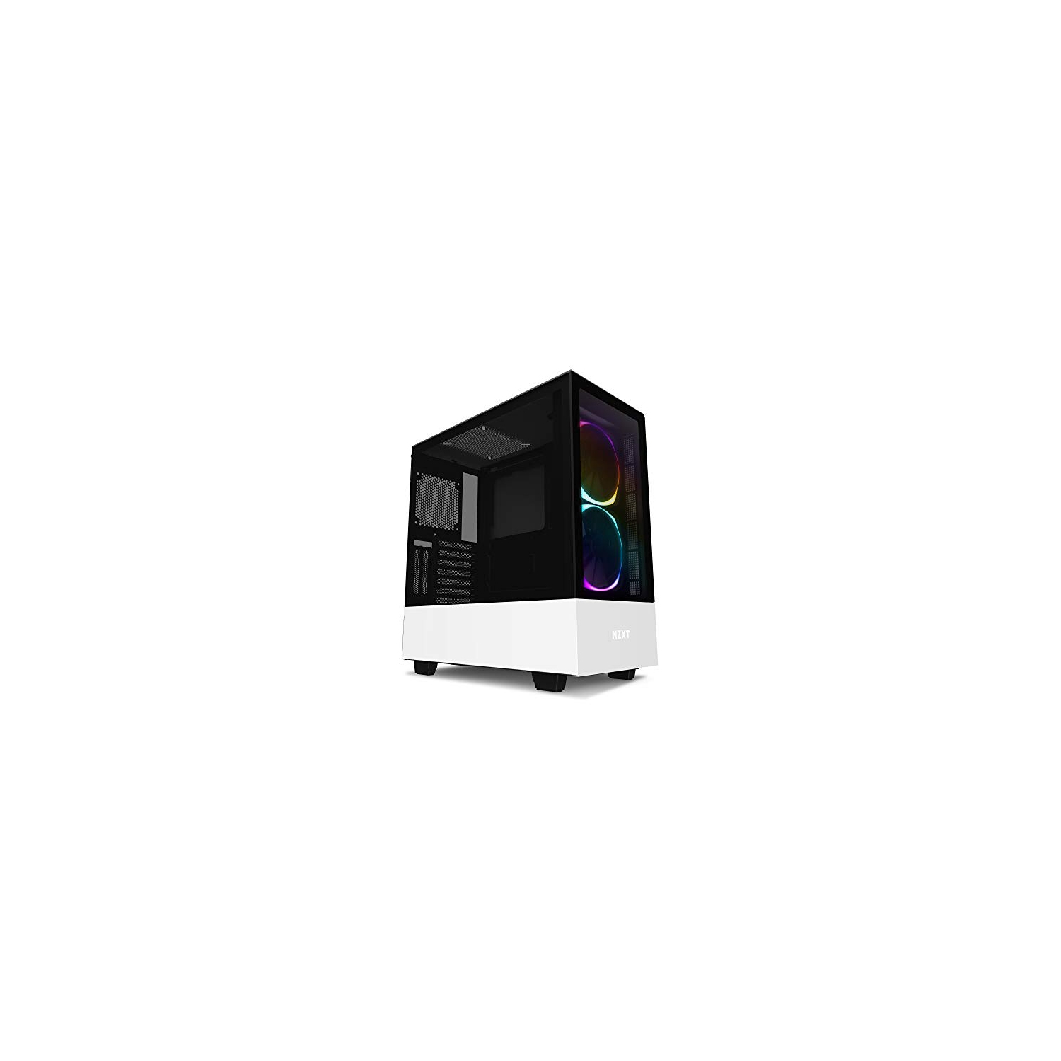 NZXT H510 Elite - Premium Mid-Tower ATX Case PC Tempered Glass Vertical GPU Mount, Integrated RGB Lighting, Water Cooling