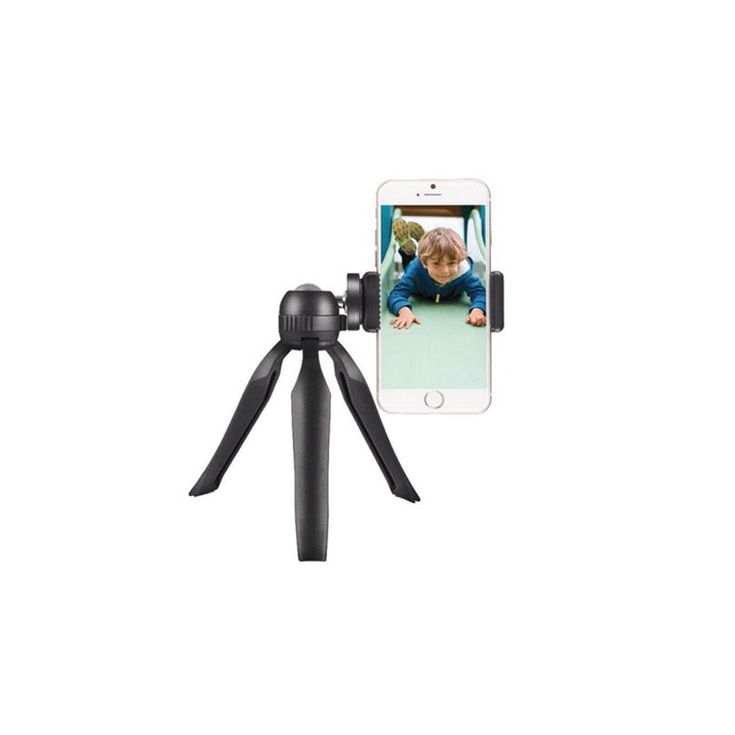 Trépied de table compact de 7.5 po et poignée avec tête à rotule articulée de Vivitar pour égoportraits version internationale avec garantie du