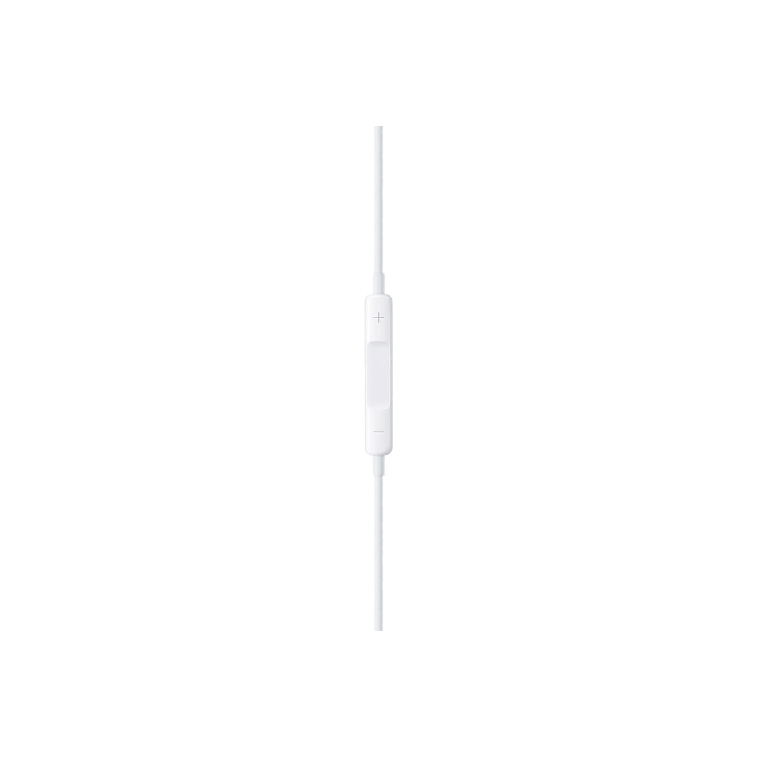 Écouteurs Lightning d’Apple pour iPhone 7, 8, plus et X avec microphone et télécommande intégrée, EarPods avec connecteur Lightning MMTN2ZM/A - Blanc