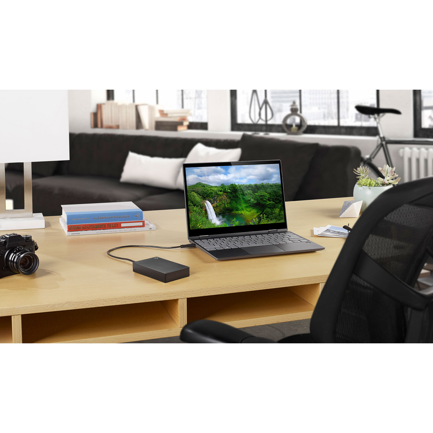 Disque dur externe portatif USB 3.0 One Touch de 1 To de Seagate - Noir