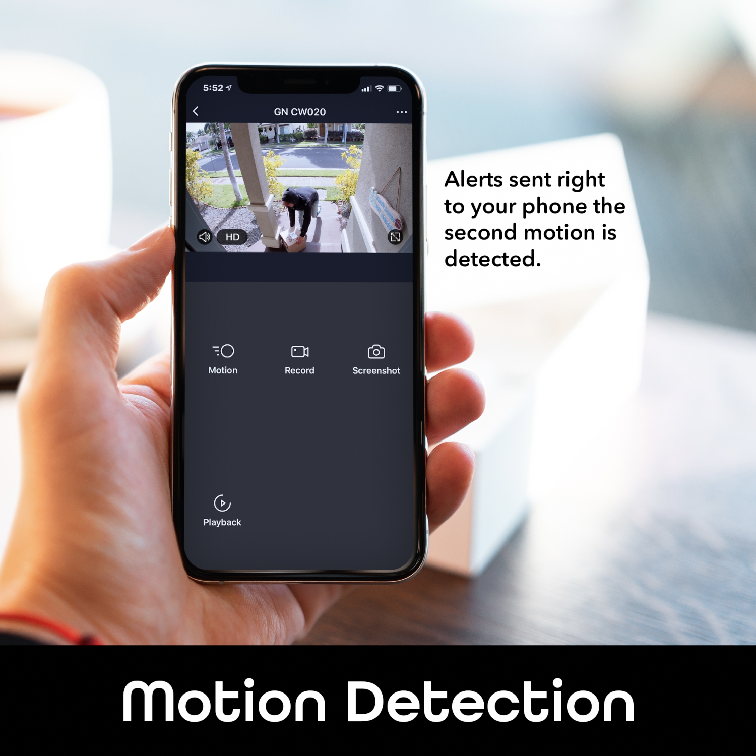 Caméra de sécurité extérieure Wi-Fi intelligente Geeni HD Hawk 2