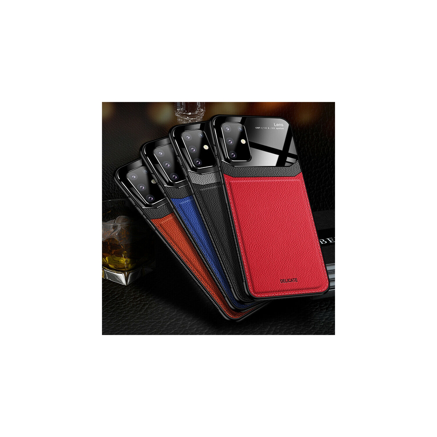 Leather case back cover Protective Cover Phone Case Glass Back Shell For Samsung Galaxy Note 20 ULTRA