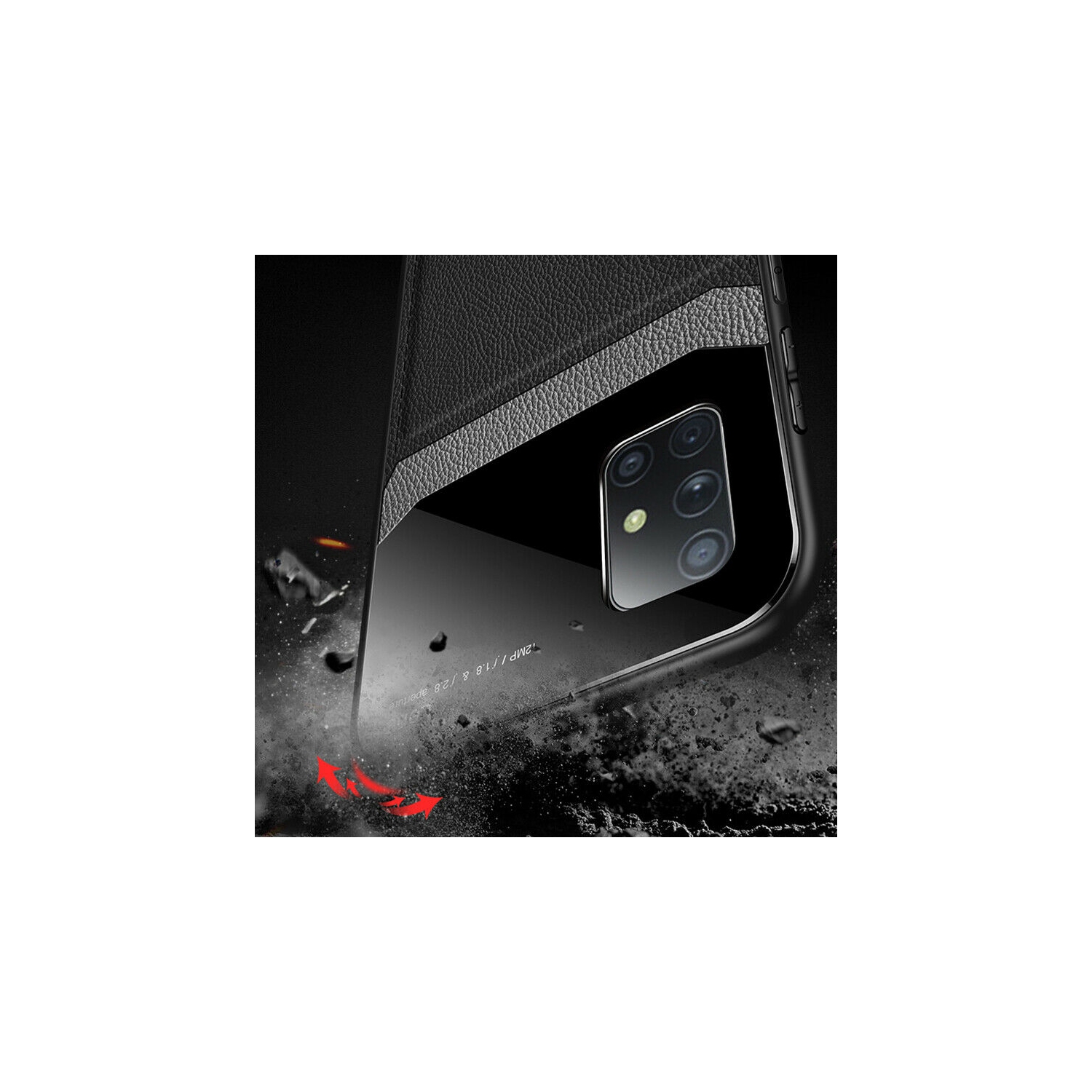 Leather case back cover Protective Cover Phone Case Glass Back Shell For Samsung Galaxy Note 20 ULTRA