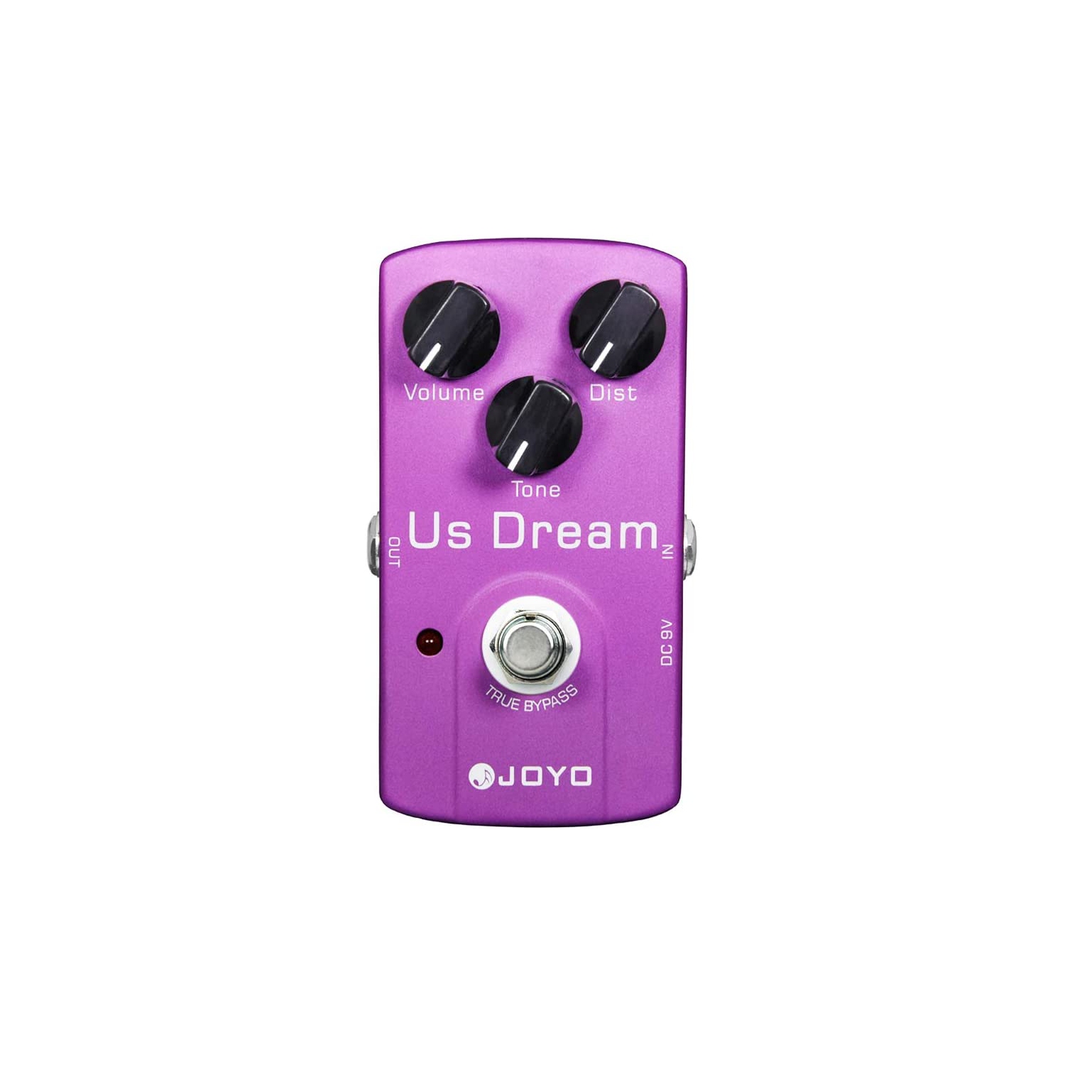 Pédale de distorsion à gain élevé Dream de JOYO US simulant un amplificateur tubulaire entraîné pour l’effet de guitare électrique