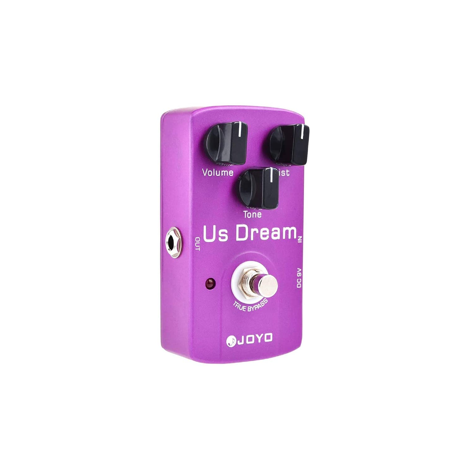 Pédale de distorsion à gain élevé Dream de JOYO US simulant un amplificateur tubulaire entraîné pour l’effet de guitare électrique