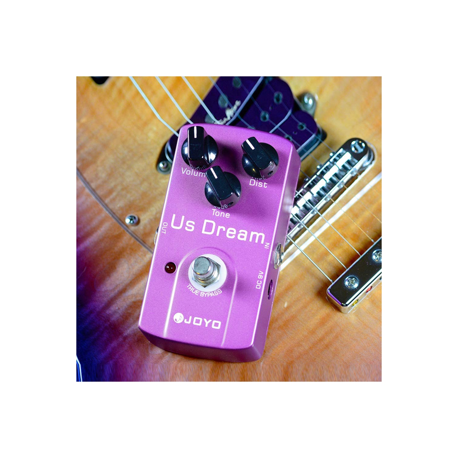 Pédale de distorsion à gain élevé Dream de JOYO US simulant un amplificateur tubulaire entraîné pour l’effet de guitare électrique