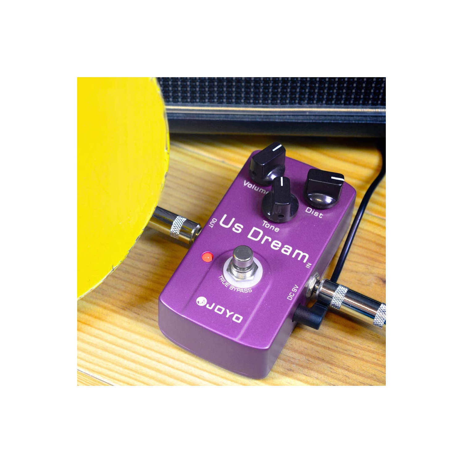 Pédale de distorsion à gain élevé Dream de JOYO US simulant un amplificateur tubulaire entraîné pour l’effet de guitare électrique