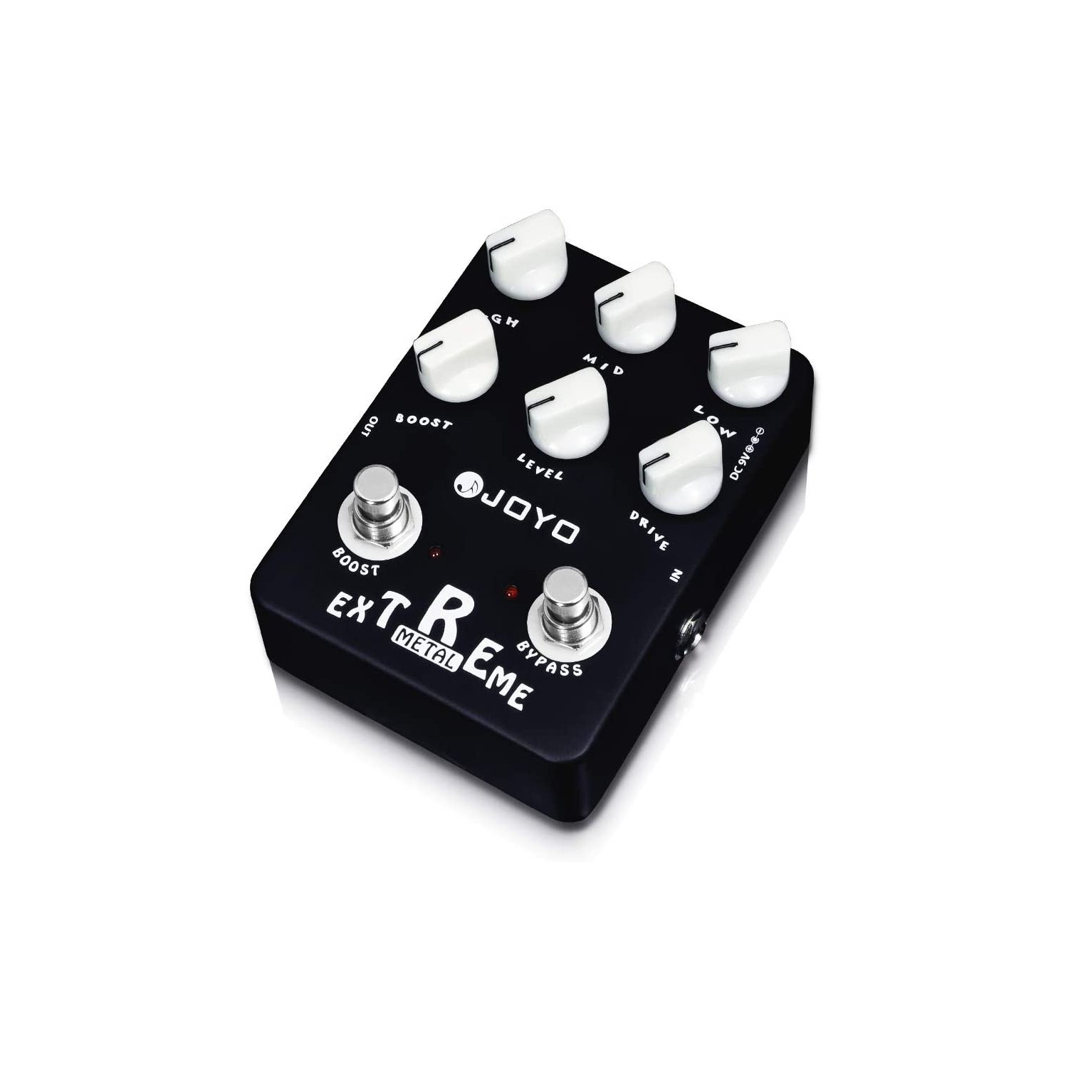 Pédale de distorsion métallique extrême de JOYO avec égaliseur à 3 bandes et boutons basse/moyenne/haute fréquence pour l’effet de guitare électrique