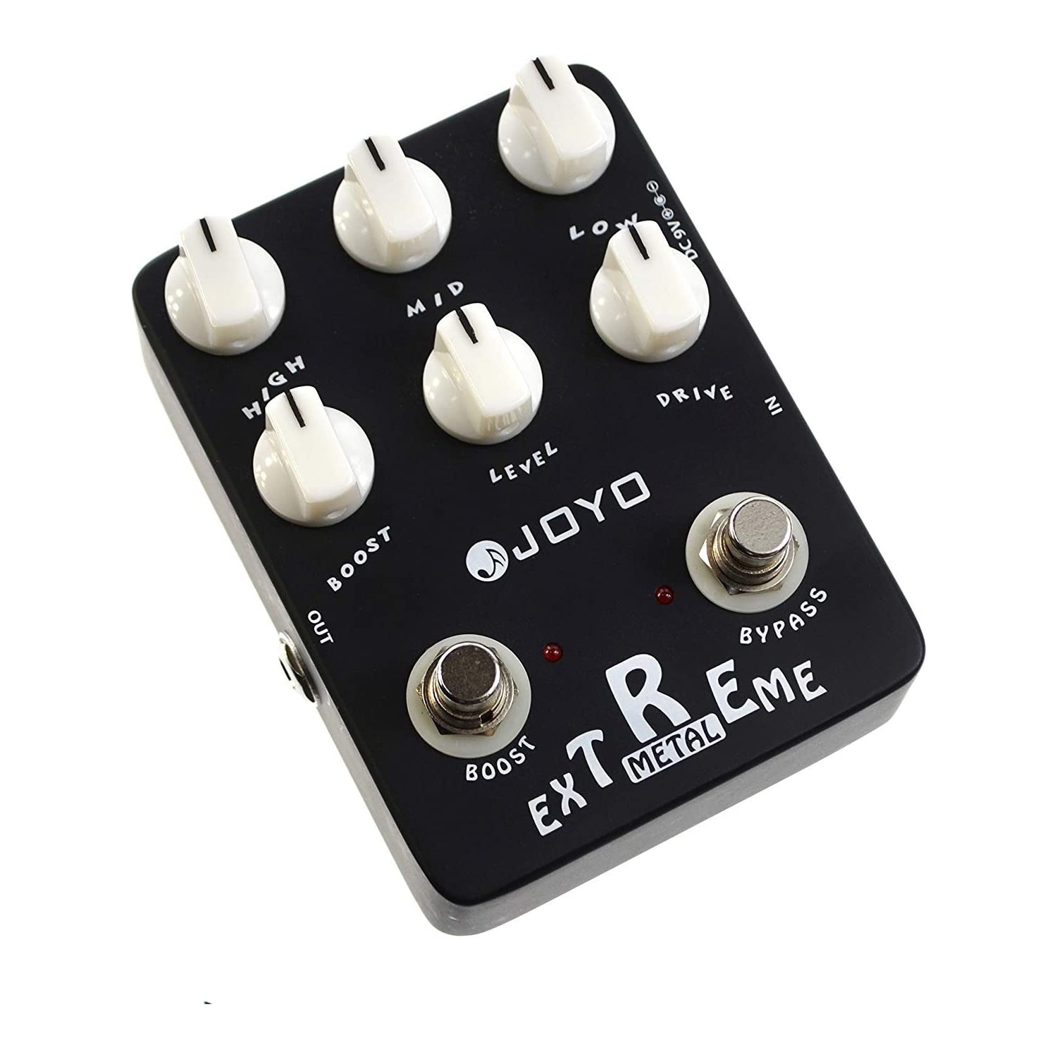 JOYO JF-17 Extreme Metal Guitar Bass Pedal, High-Gain Crunch with 3-Band EQ and Gain Boost