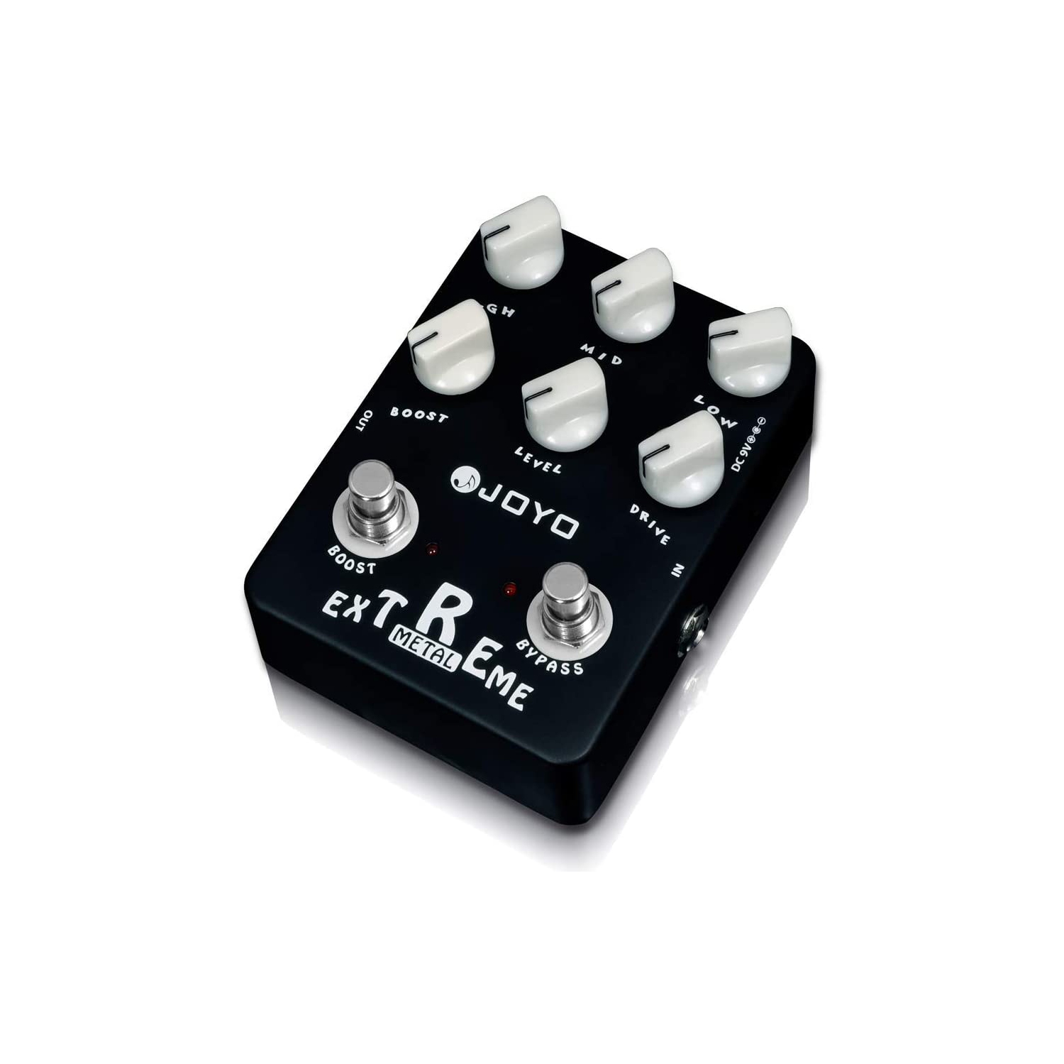 JOYO JF-17 Extreme Metal Guitar Bass Pedal, High-Gain Crunch with 3-Band EQ and Gain Boost