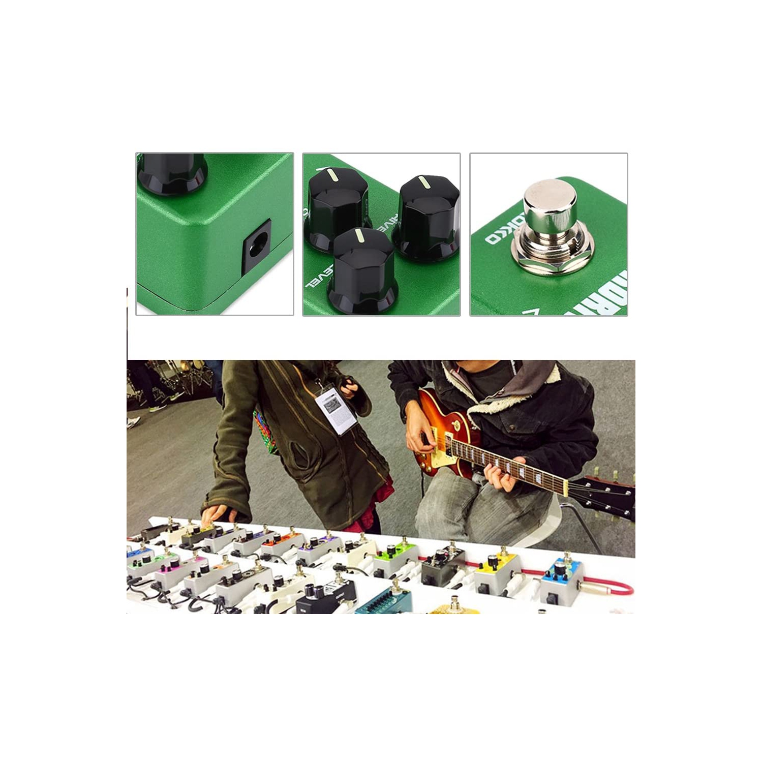 FOD3 Guitar Effect Pedal, Mini Overdrive Tube Sound Processor for Guitar Bass