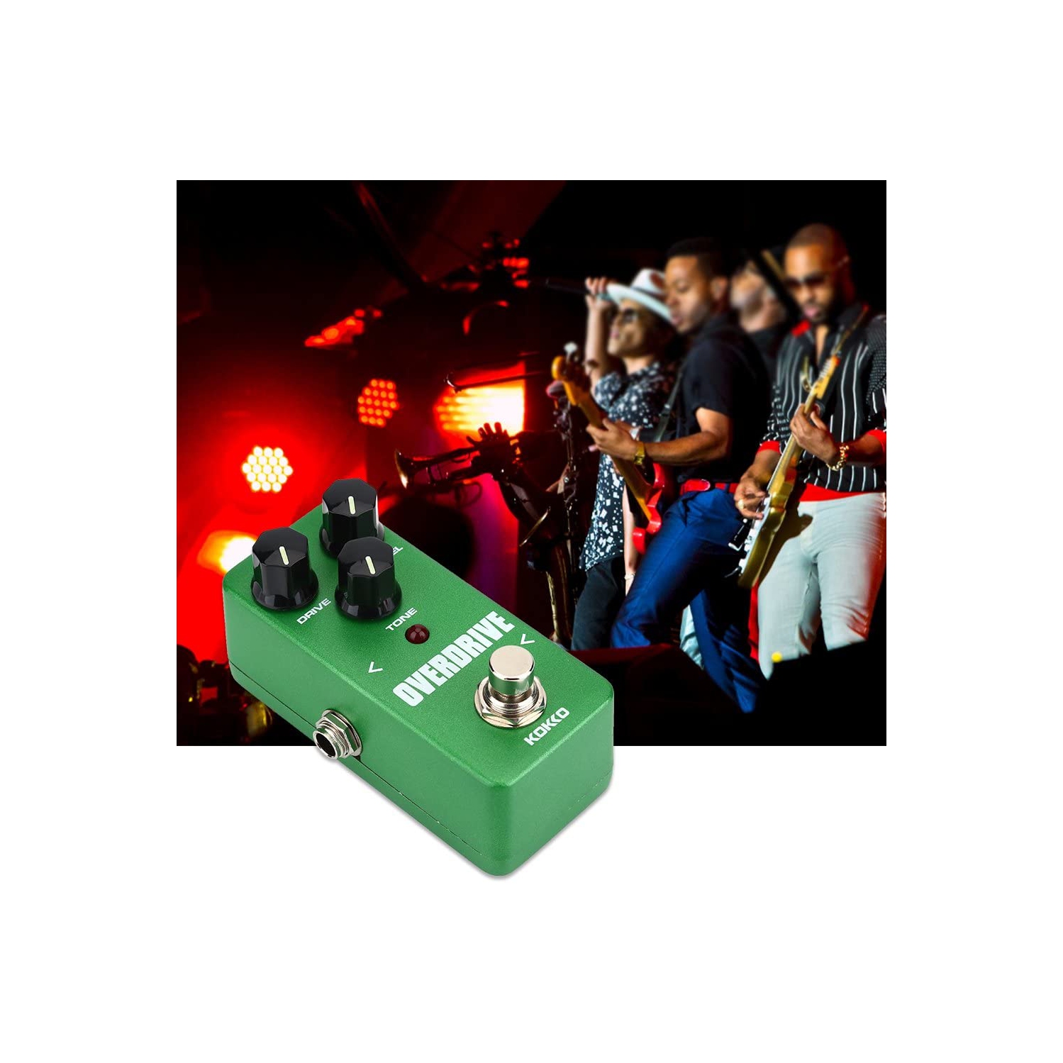 FOD3 Guitar Effect Pedal, Mini Overdrive Tube Sound Processor for Guitar Bass