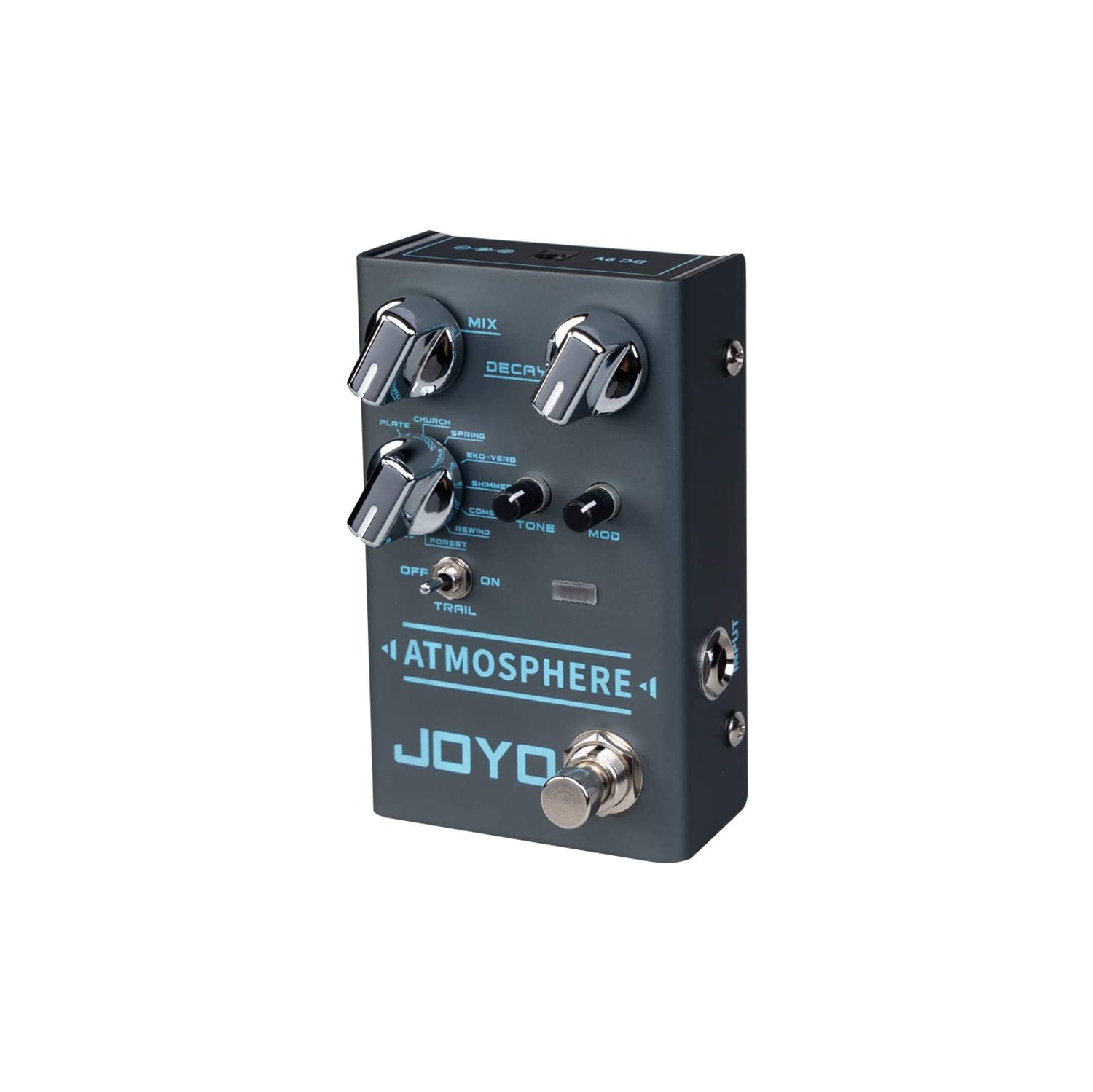 JOYO R-14 Atmospheres- Reverb Pedal Multi Pedal Effect for Electric Guitar Multi-mode Reverb Effect Pedal with 9