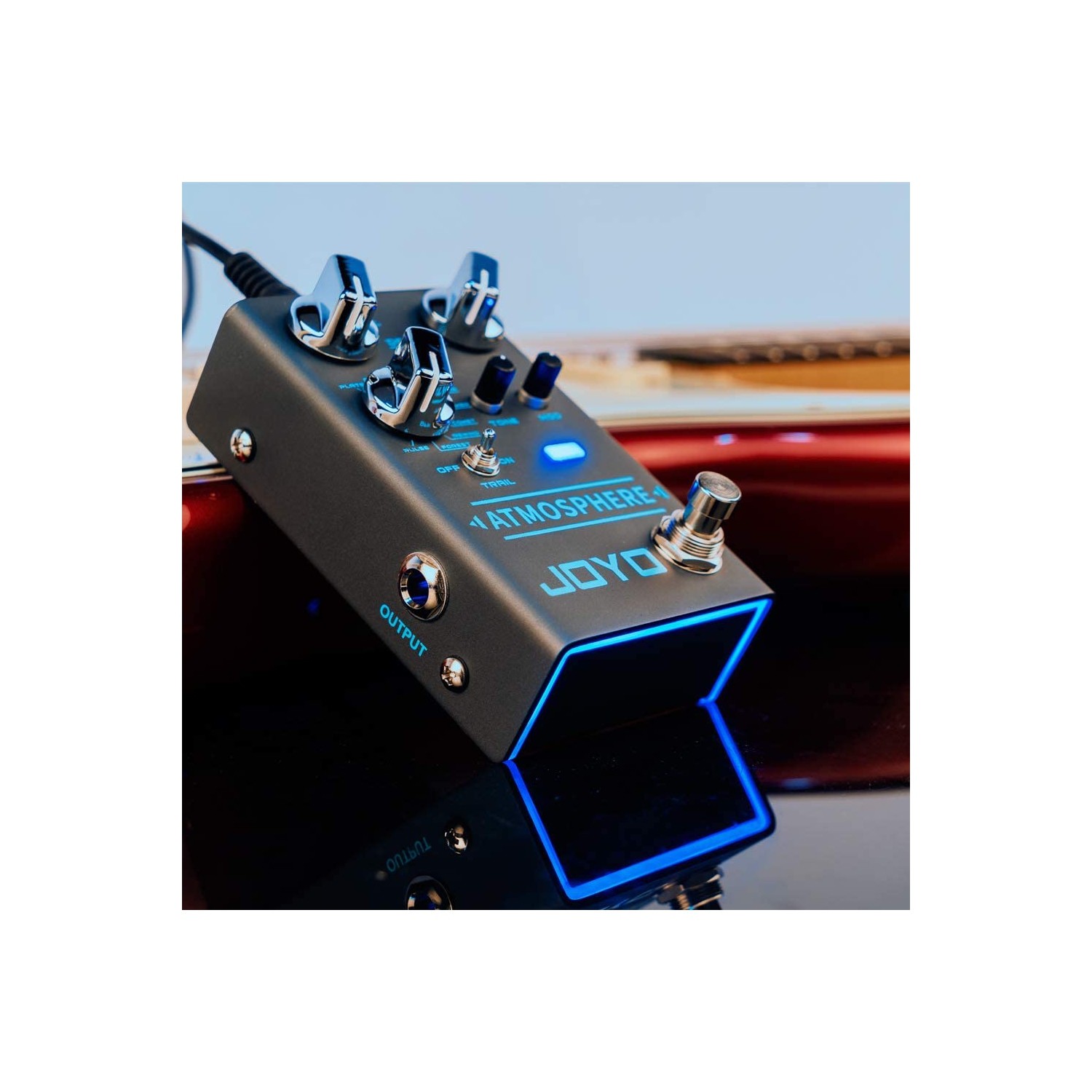 JOYO R-14 Atmospheres- Reverb Pedal Multi Pedal Effect for Electric Guitar Multi-mode Reverb Effect Pedal with 9