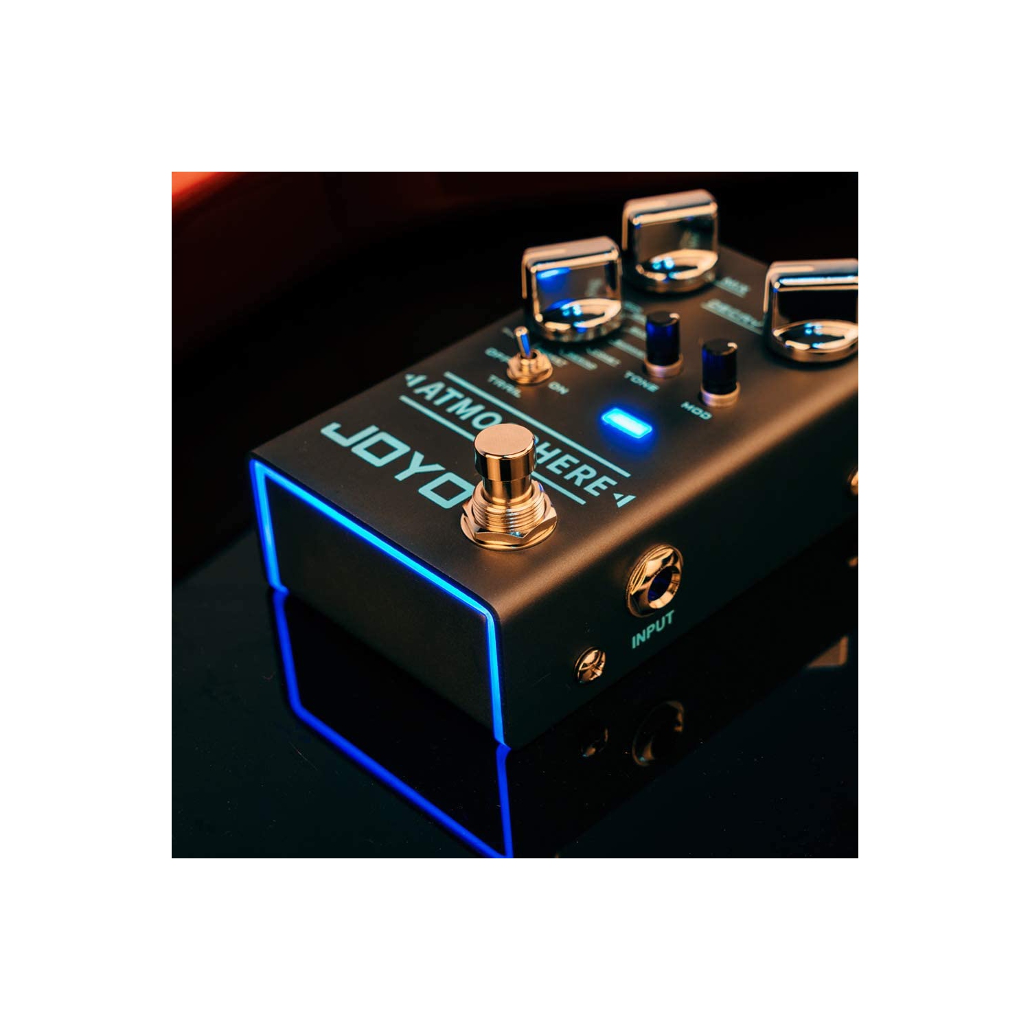 JOYO R-14 Atmospheres- Reverb Pedal Multi Pedal Effect for Electric Guitar Multi-mode Reverb Effect Pedal with 9