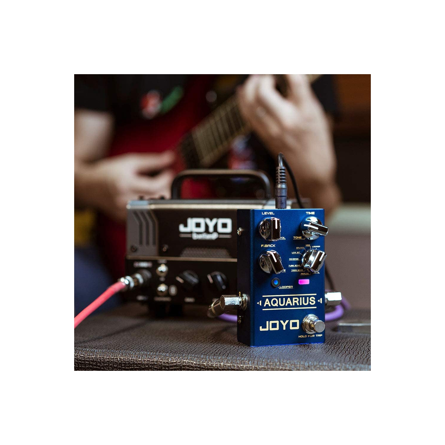 JOYO R-07 Aquarius Multi Mode Delay Looper Guitar Effect Pedal