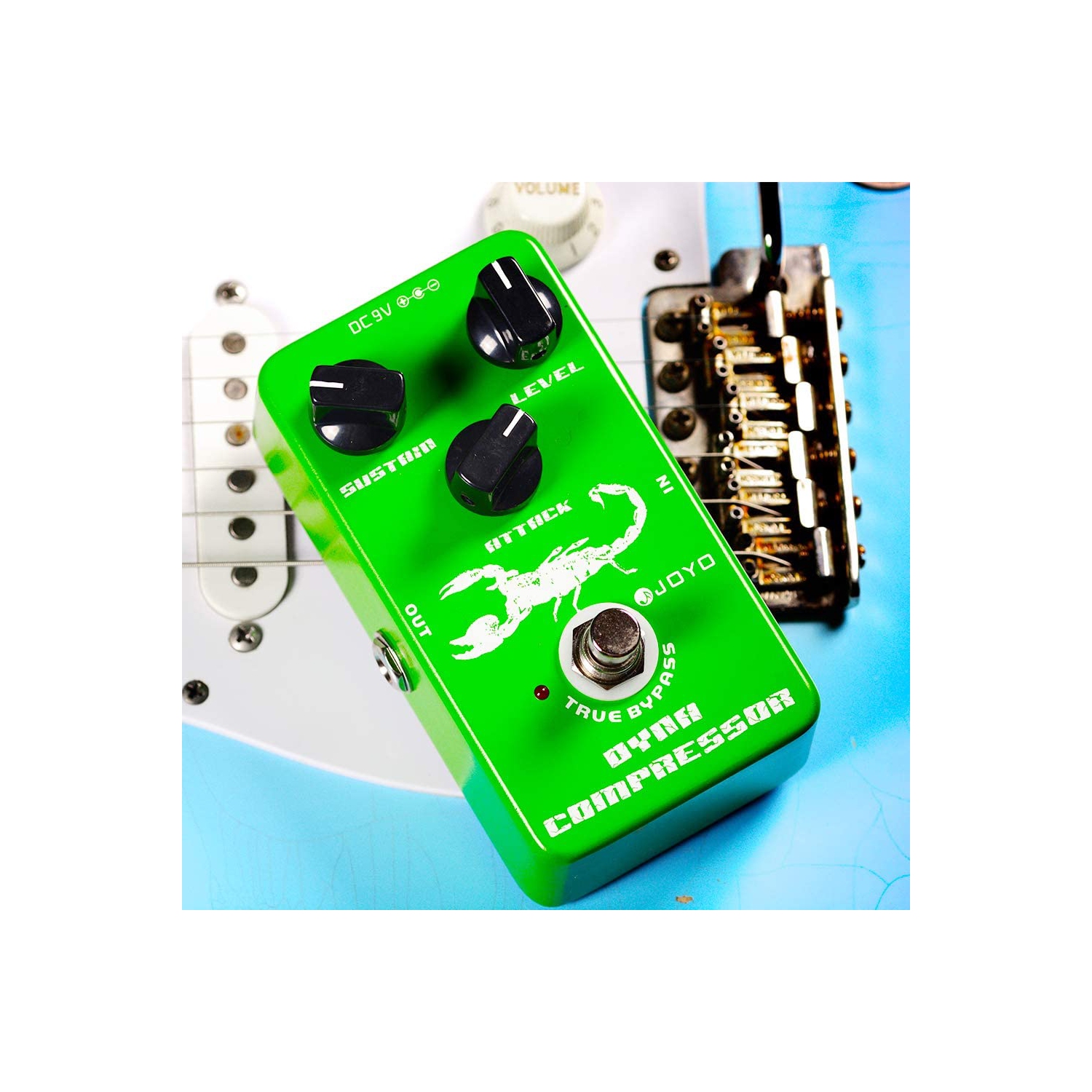 JOYO Dynamic Compressor Pedal with Very Low Noise re-Creation the Classic Ross Compressor for Electric Guitar & Bass
