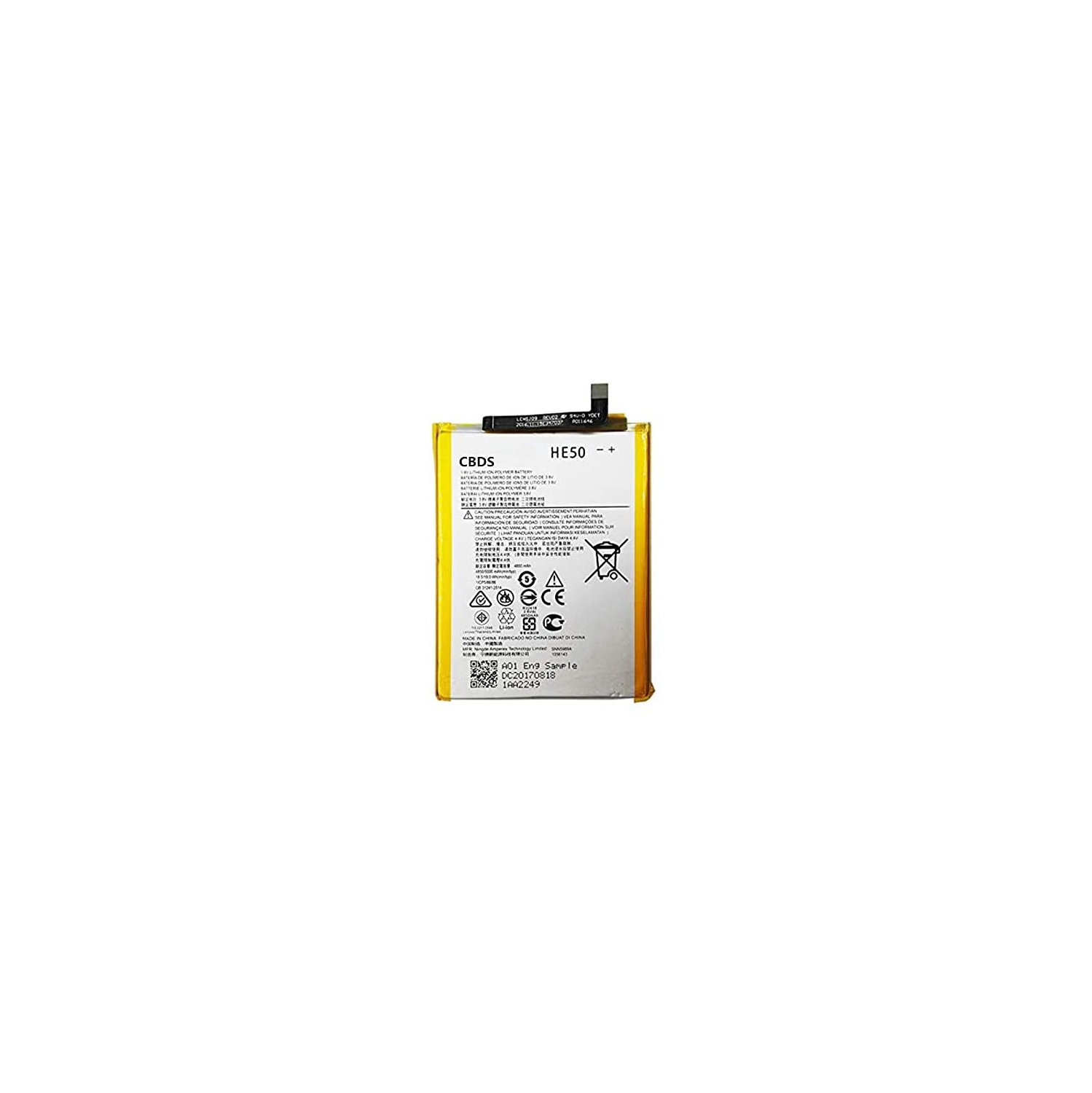 (CBDS) 4850mAh, 18.5 Wh Replacement Battery - Compatible with Motorola Moto E4 Plus E5 Plus XT1774 XT1924 XT1770 XT1775