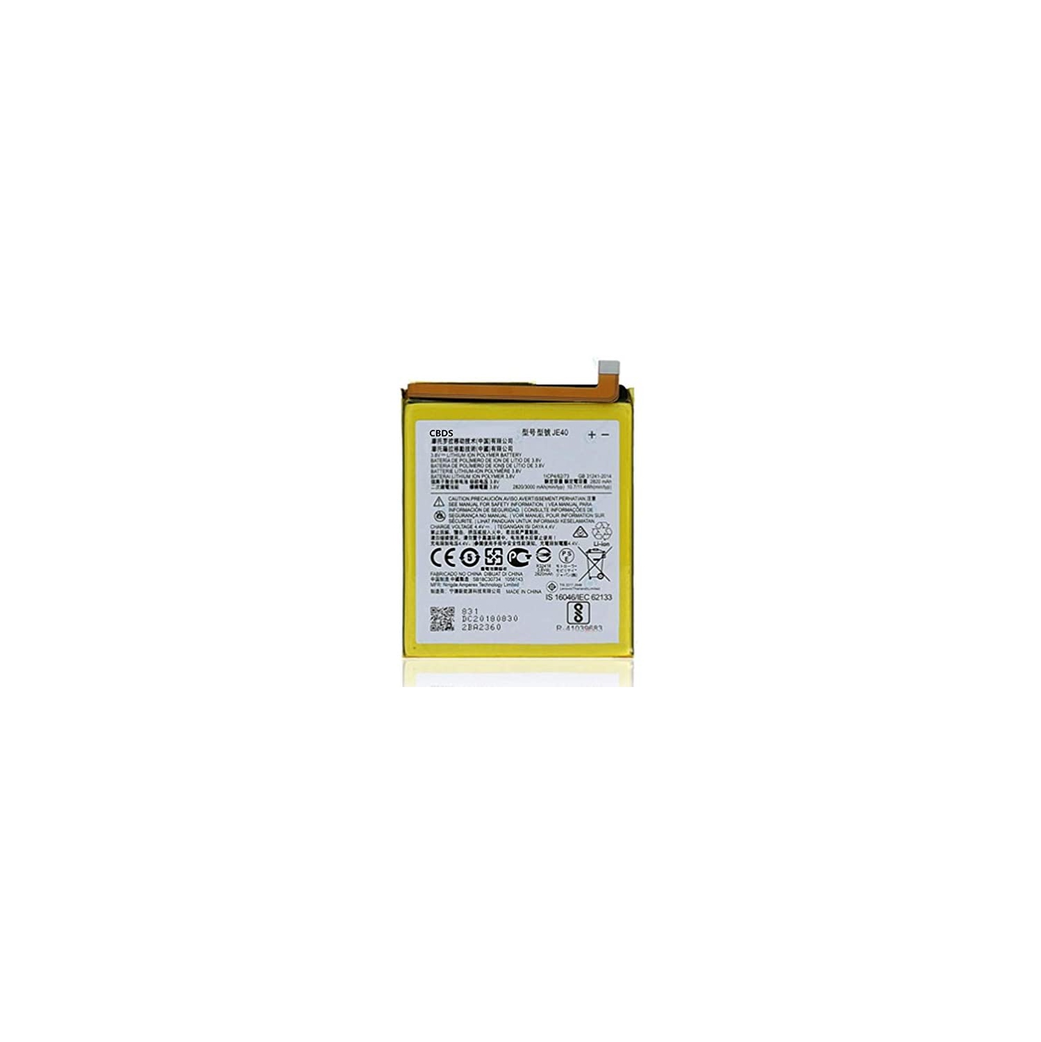 (CBDS) 2820mAh, 10.7 Wh Replacement Battery - Compatible with Motorola G7 Play G7 ONE ONE P30 Play XT1952 XT1952-1
