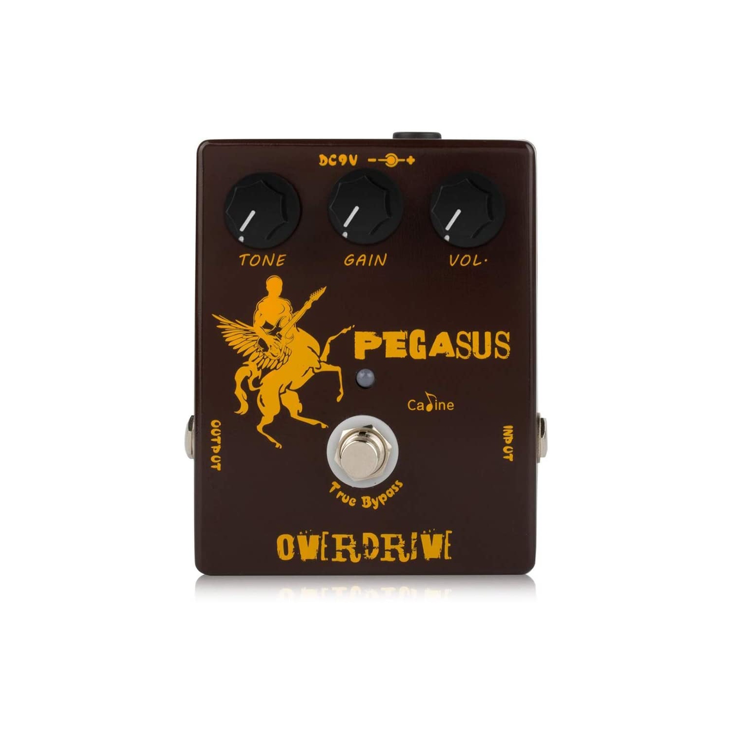 Dolamo Overdrive Guitar Effects Pegasus Guitar Pedal Klon Centaur Simulation Metal True Bypass Brown CP-43