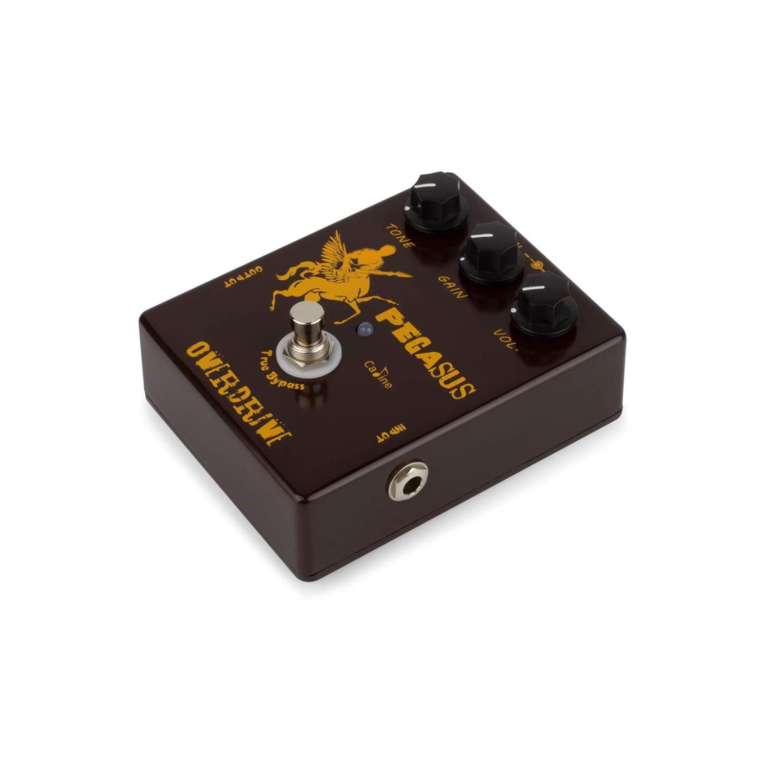 Dolamo Overdrive Guitar Effects Pegasus Guitar Pedal Klon Centaur Simulation Metal True Bypass Brown CP-43