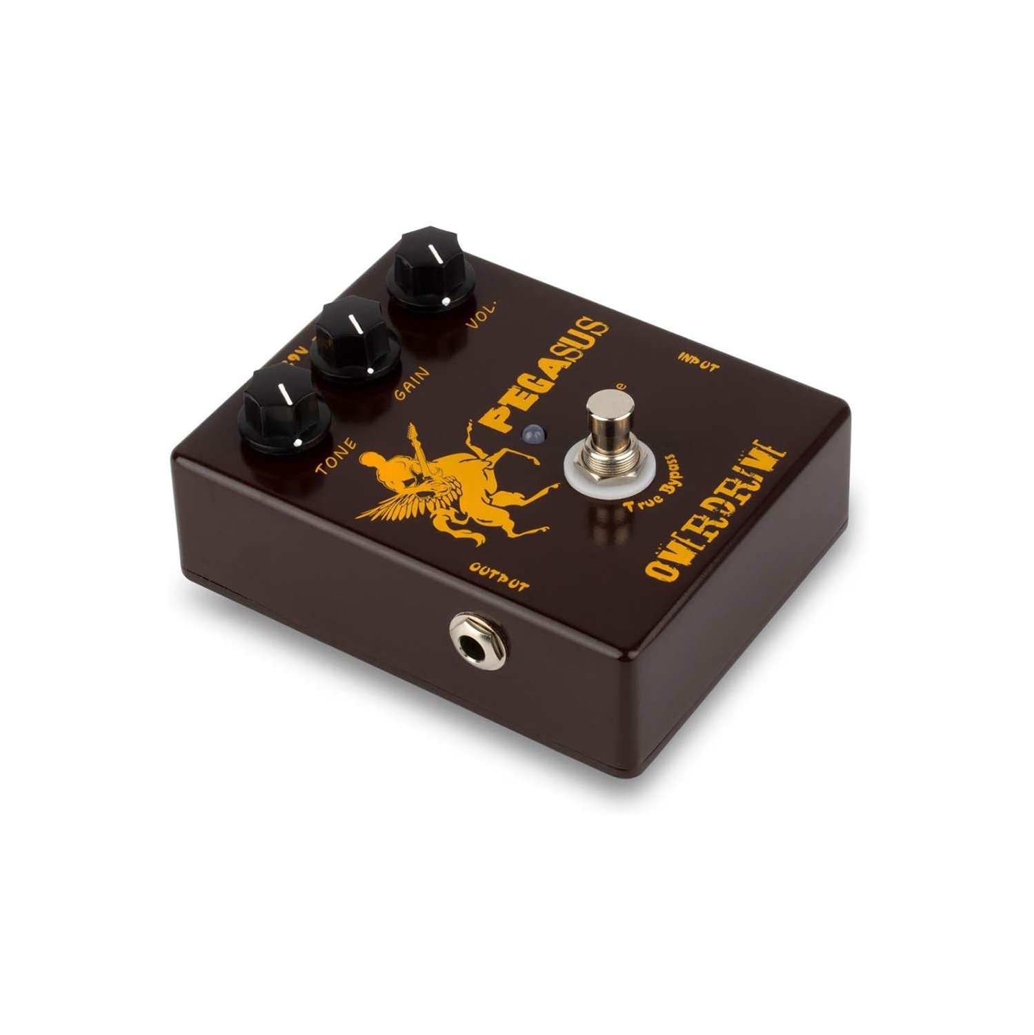 Dolamo Overdrive Guitar Effects Pegasus Guitar Pedal Klon Centaur Simulation Metal True Bypass Brown CP-43