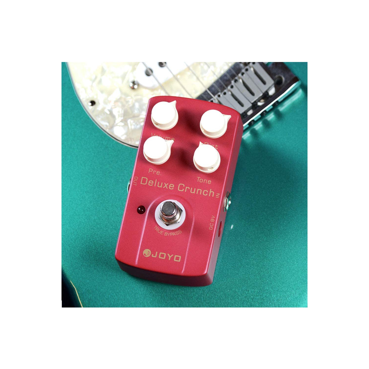 JOYO Deluxe Crunch Classic Crunch Distortion Pedal Effect as Modern  High-Gain or Vintage Amps for Electric Guitar